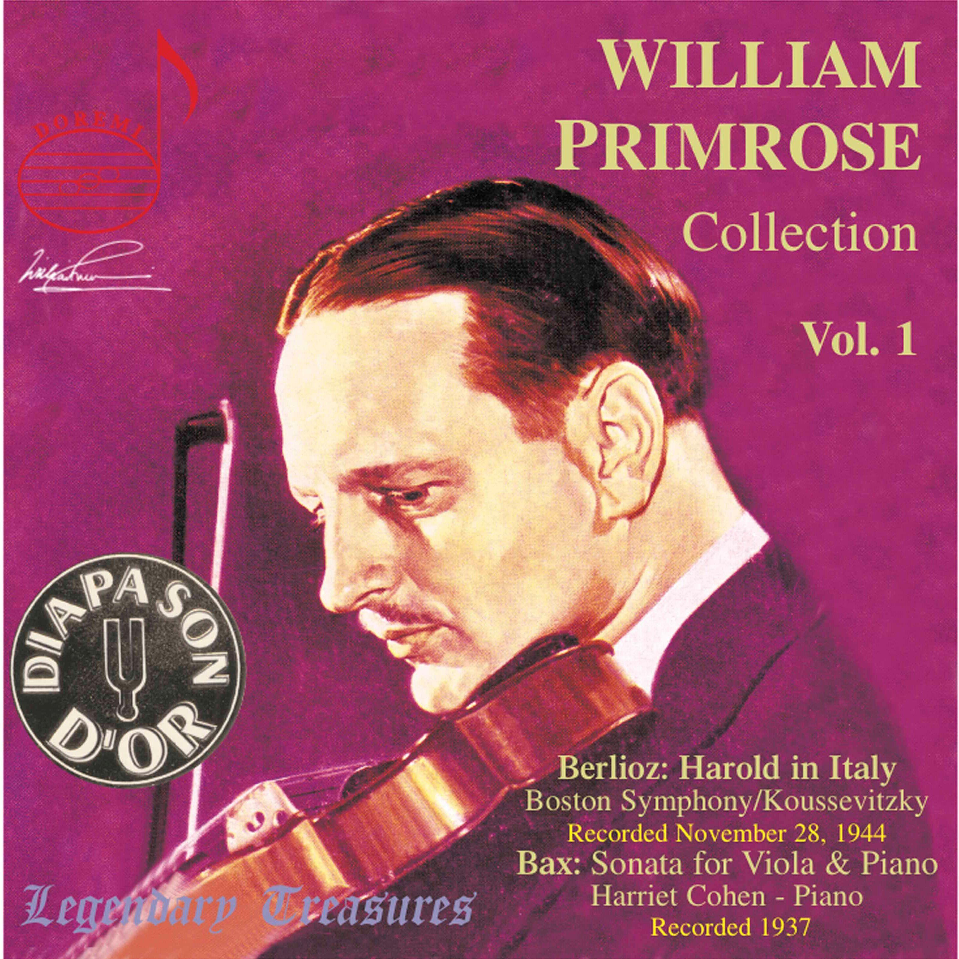 Релиз William Primrose Collection, Vol. 1
