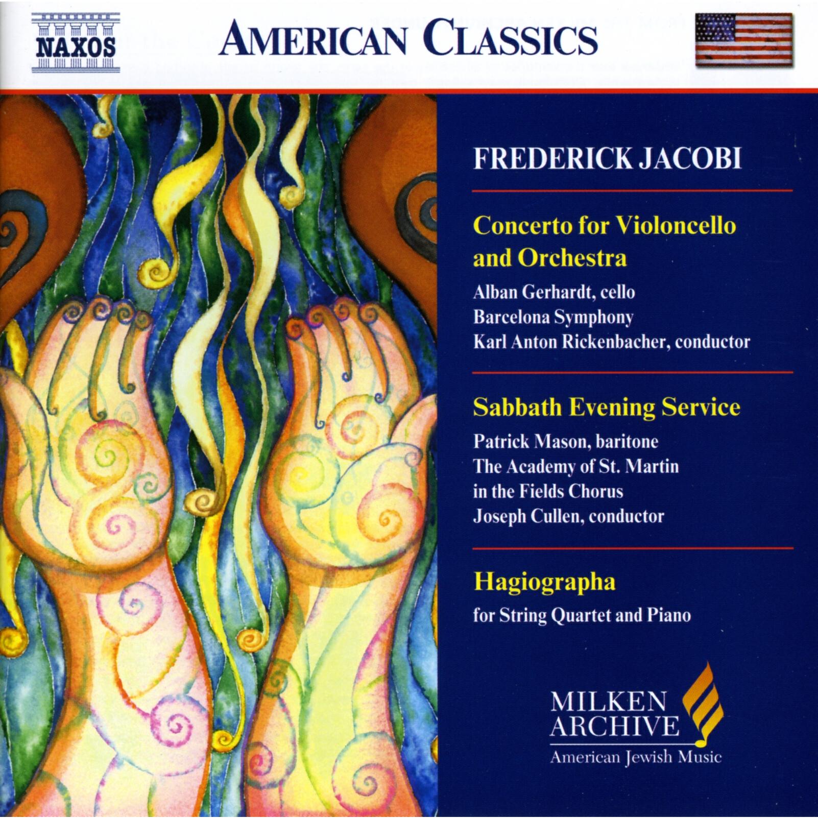 Релиз Jacobi: Cello Concerto - Hagiographa - Sabbath Evening Service