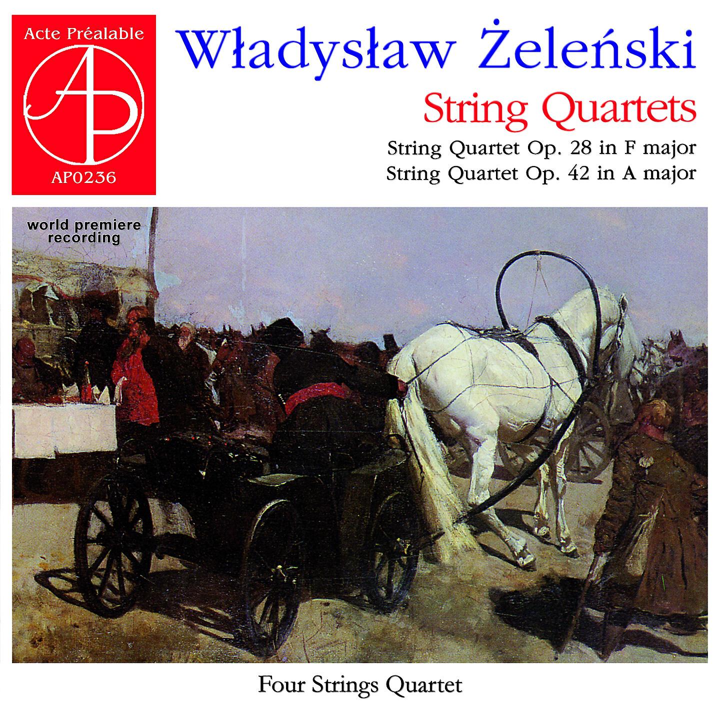 Релиз Wladyslaw Zelenski: String Quartets, Op. 28 & 42