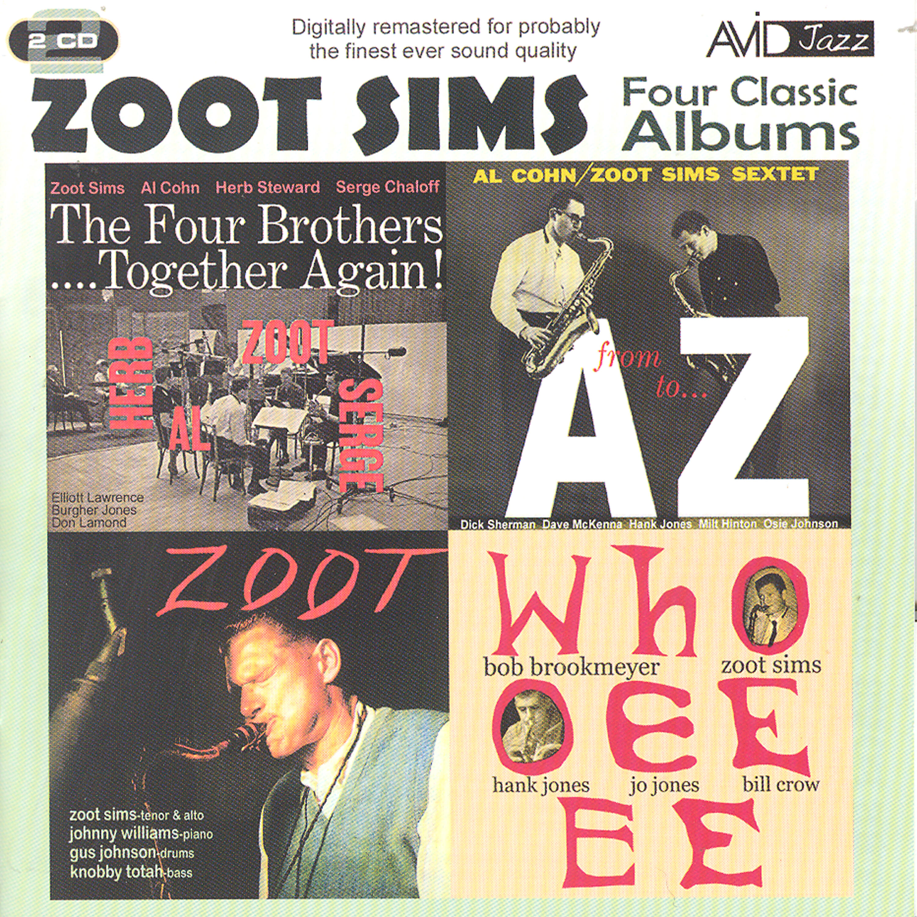 Релиз Four Classic Albums (The Four Brothers - Together Again! / From A to Z / Zoot / Whooeeee) (Digitally Remastered)