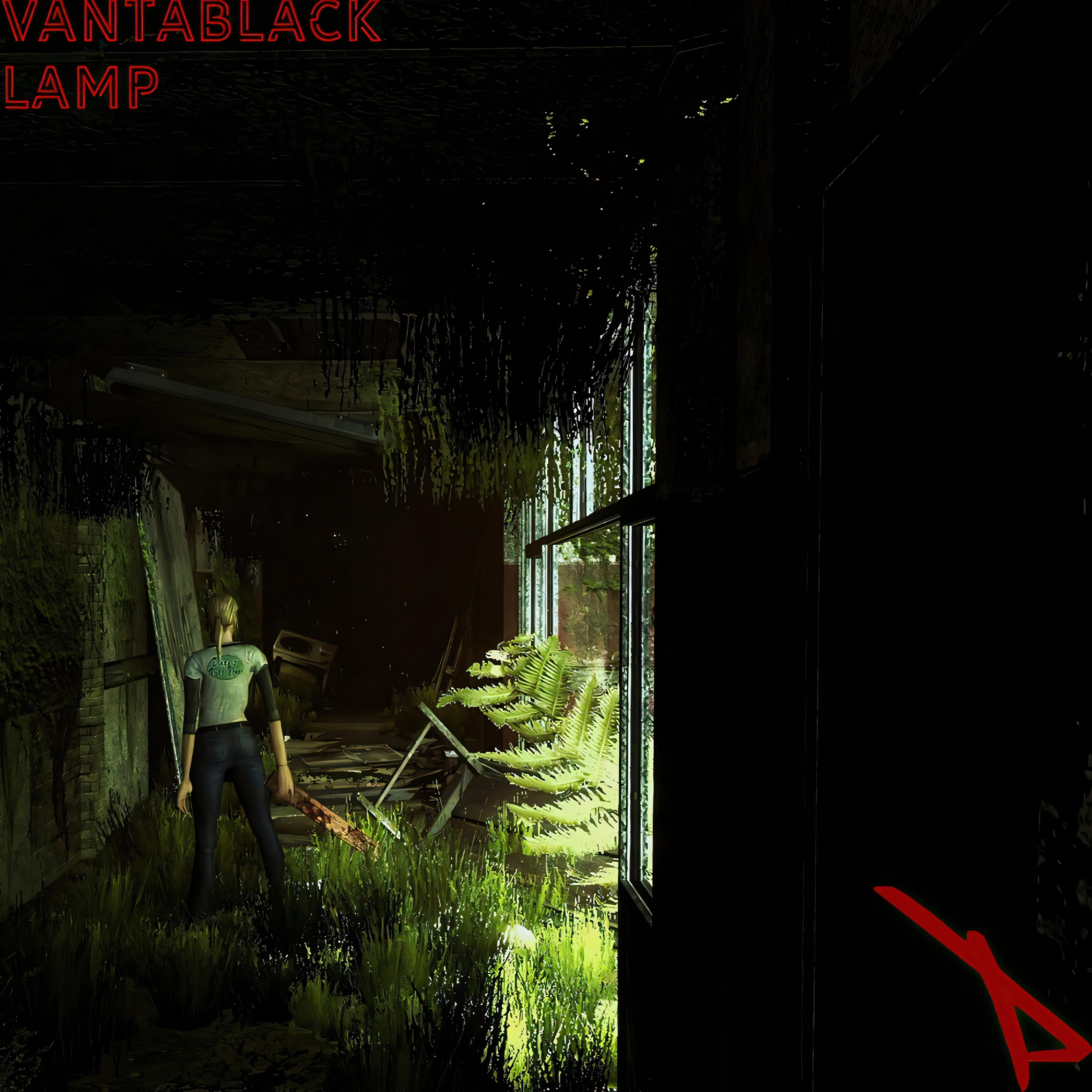 Релиз Vantablack Lamp