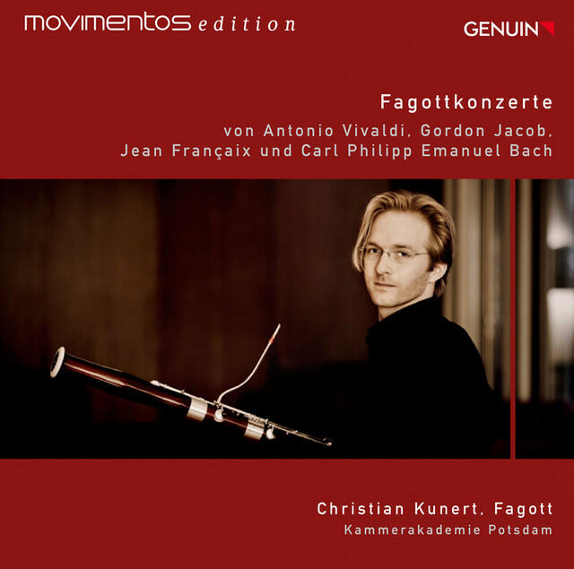 Постер альбома Vivaldi, Jacob, Françaix & C.P.E. Bach: Bassoon Concertos (Movimentos Edition)