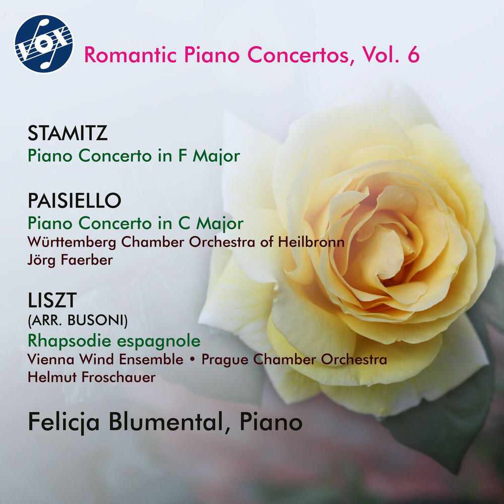 Релиз Stamitz, Paisiello & Liszt: Piano Concertos