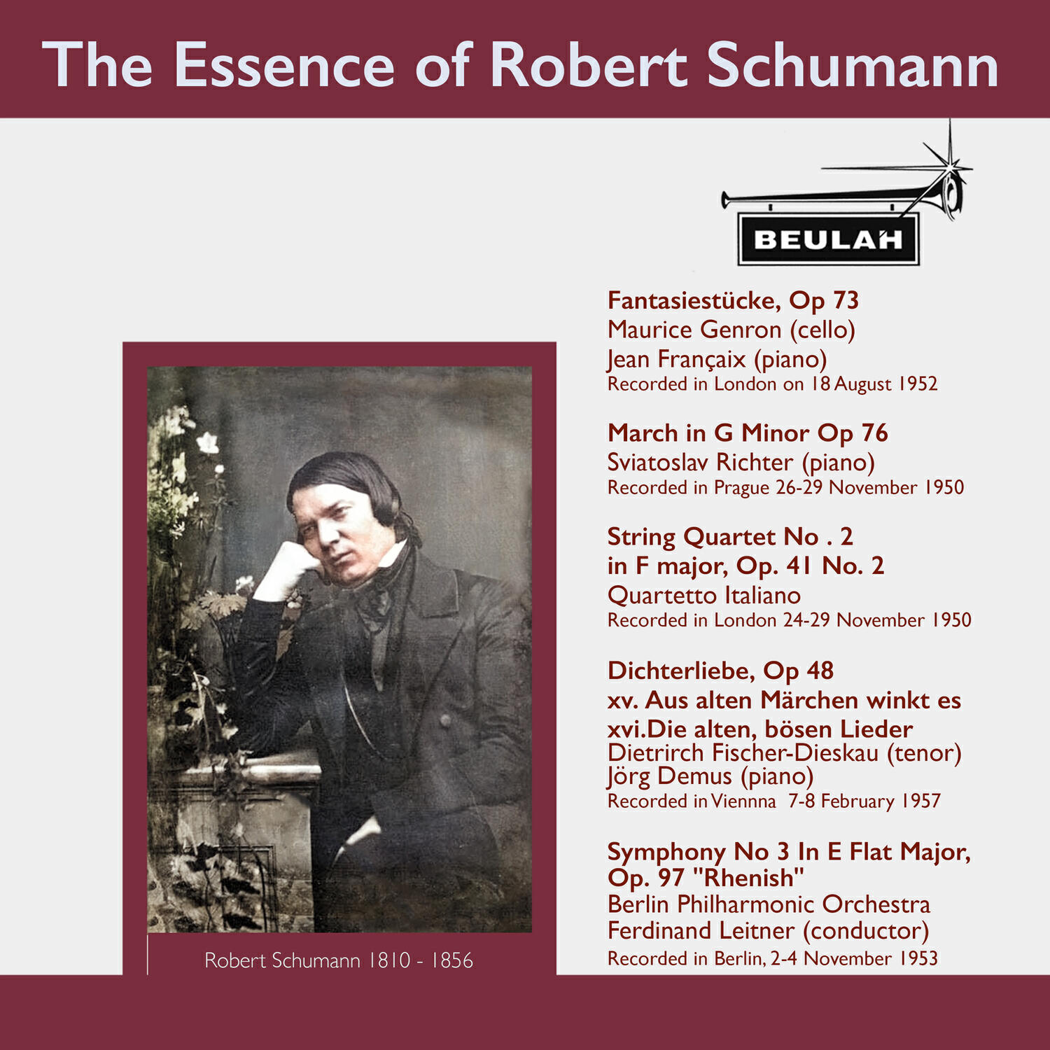 Релиз The Essence of Robert Schumann