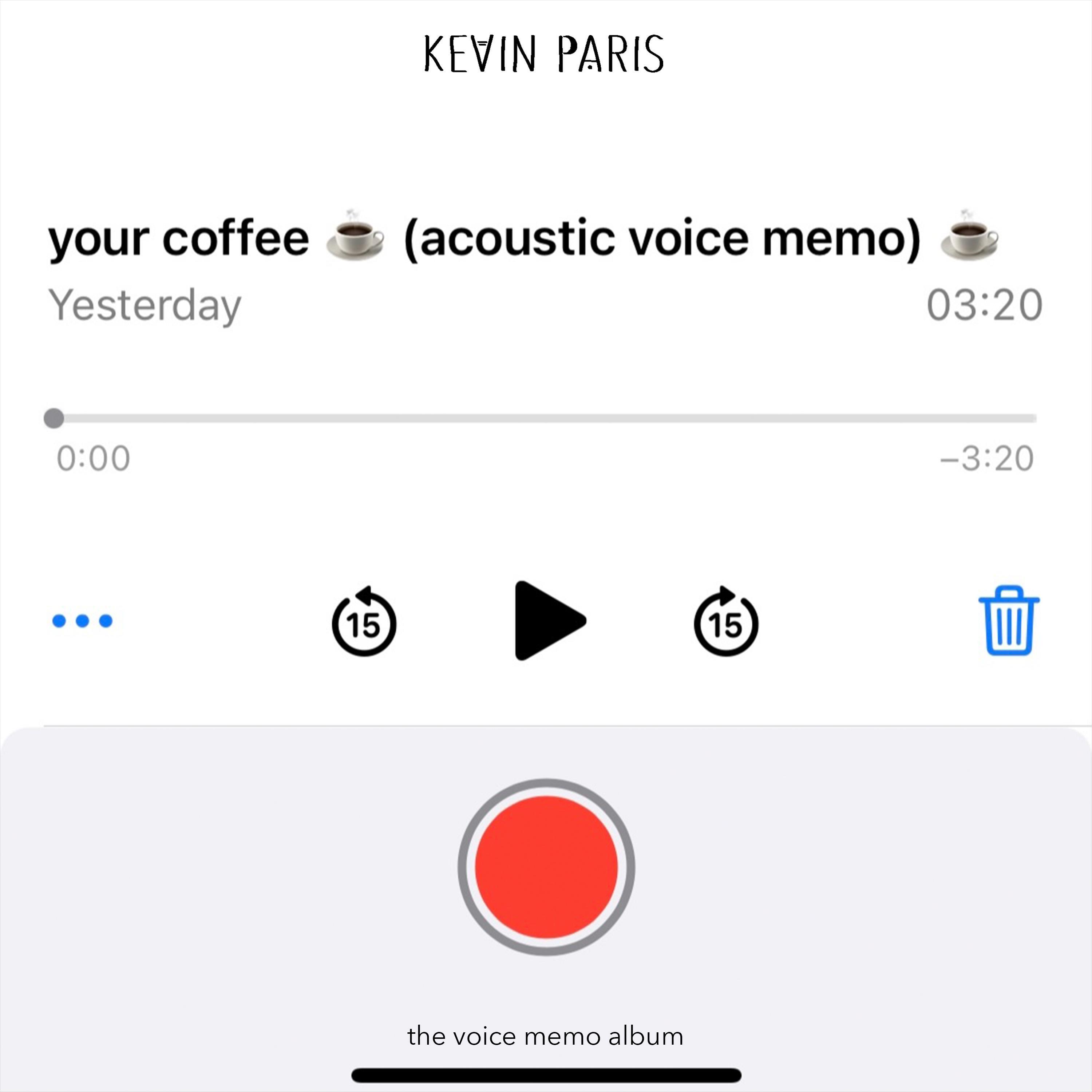 Релиз Your Coffee (Live Acoustic Voice Memo)