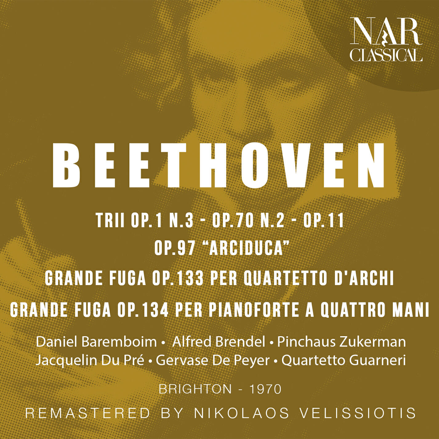 Релиз BEETHOVEN: BRANI SCELTI - PIANO TRIO, GROßE FUGE FOR PIANO FOUR HANDS