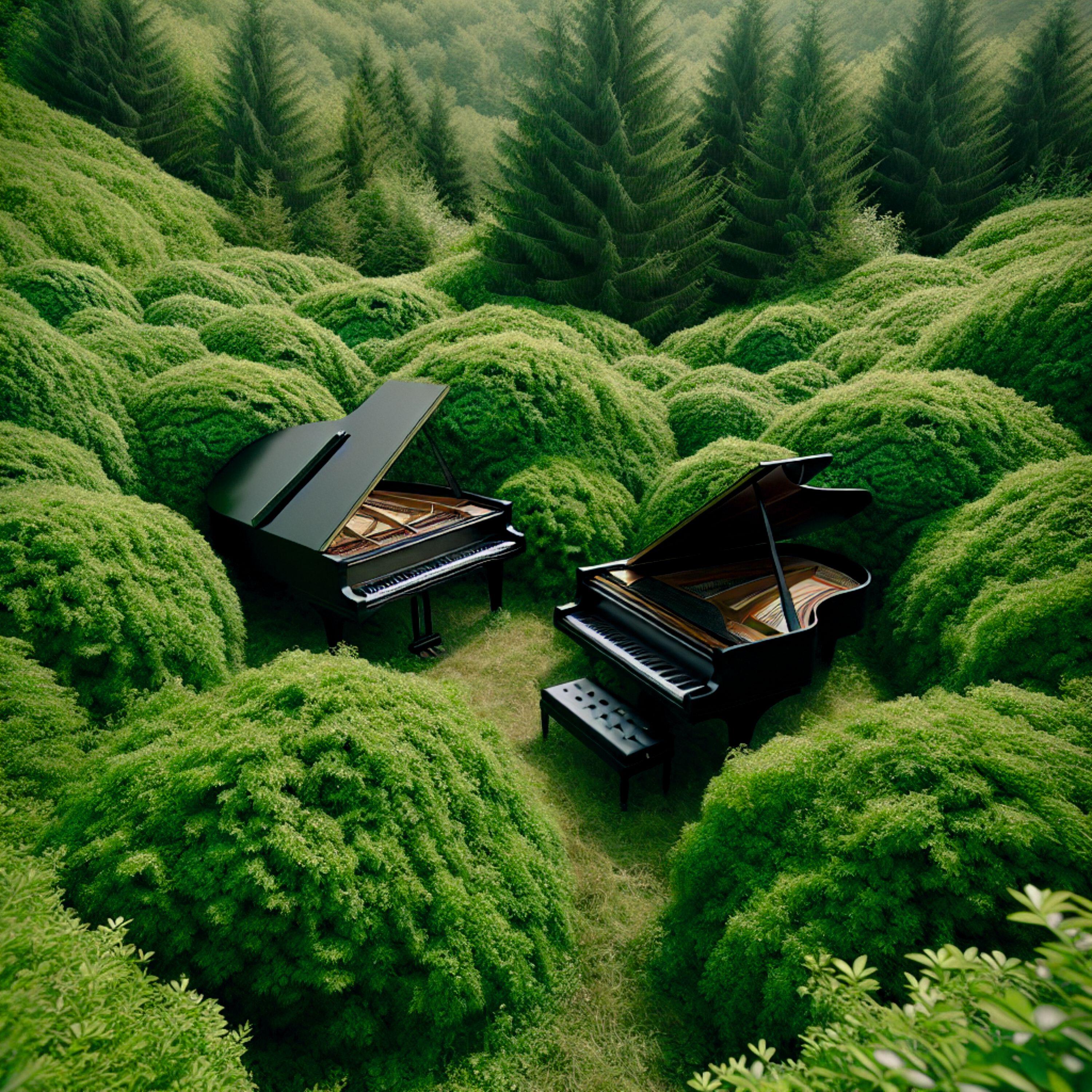 Релиз Two pianos in the bushes