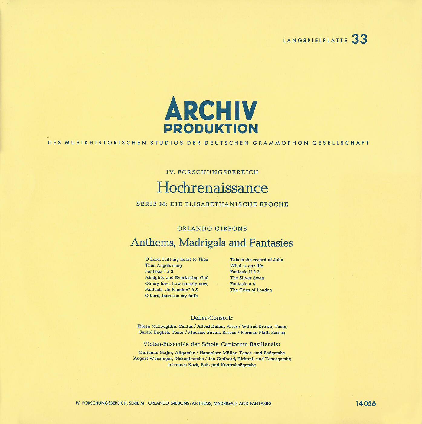 Релиз Gibbons: Anthems, Madrigals & Fantasies / Morley: Madrigals