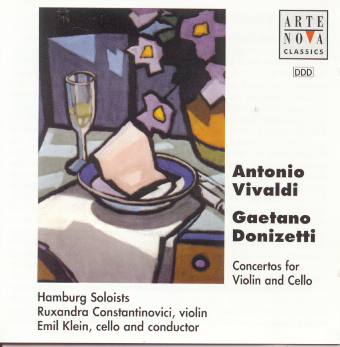 Релиз Donizetti/Vivaldi: Double Concertos For Violin And Cello
