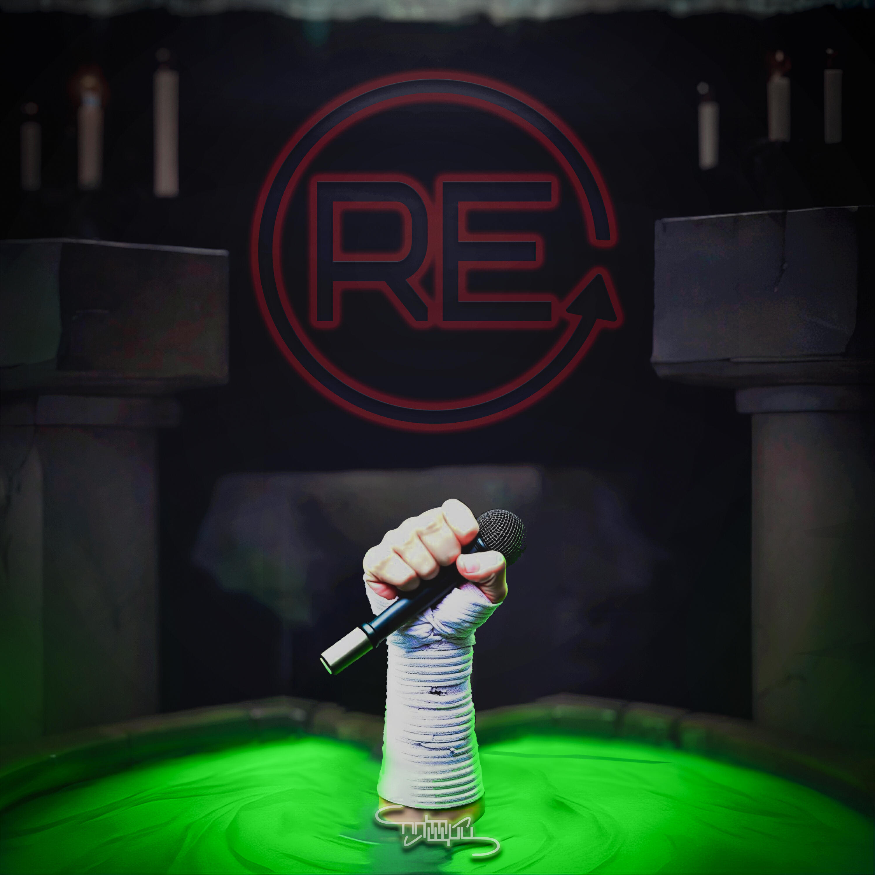 Постер альбома RE