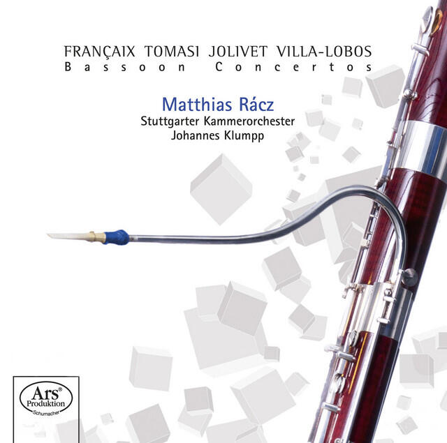 Релиз Françaix, Tomasi, Jolivet & Villa-Lobos: Bassoon Concertos