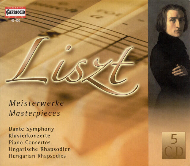 Релиз Liszt, F.: Dante Symphony - Hungarian Rhapsodies - Piano Concertos