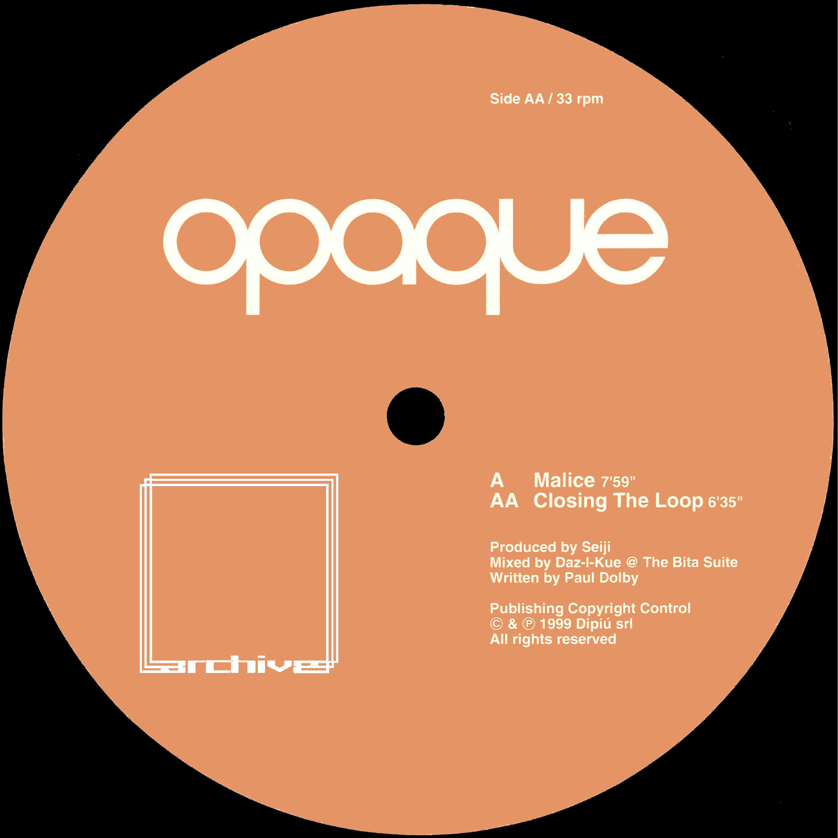 Релиз Malice / Closing The Loop