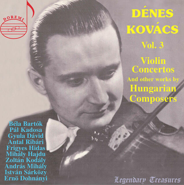 Релиз Dénes Kovács, Vol. 3: Hungarian Composers