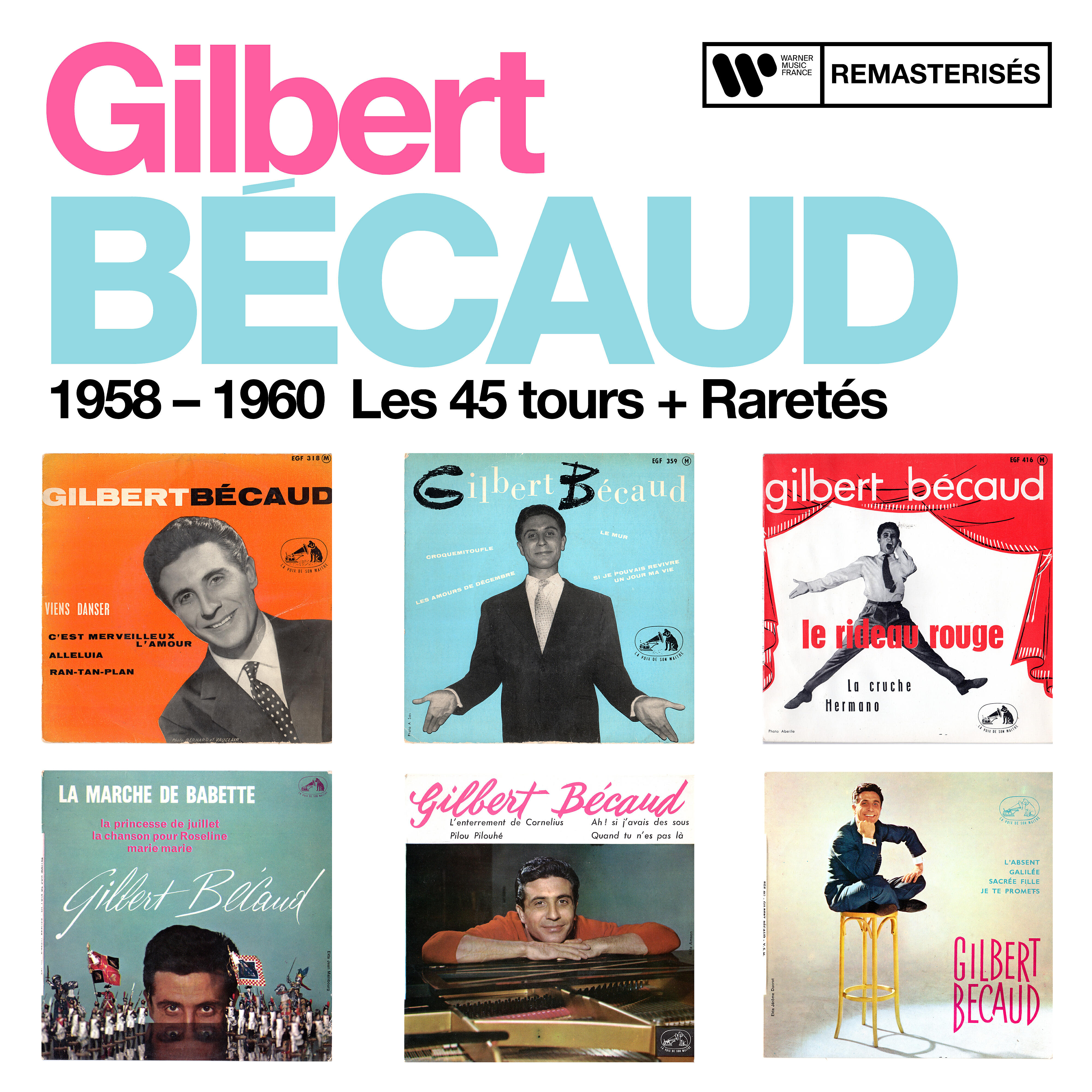 Релиз 1958 - 1960 : Les 45 tours + Raretés