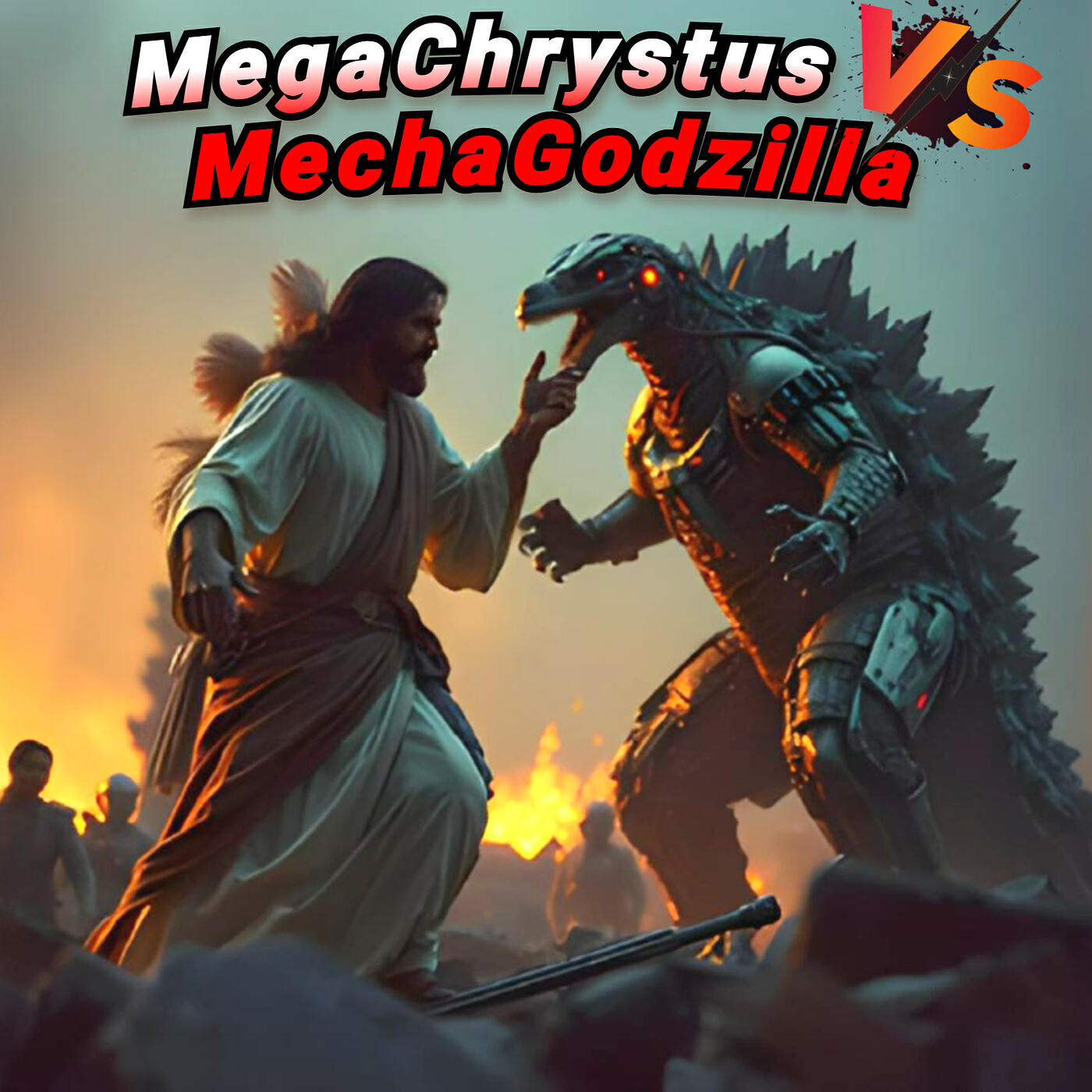 Релиз MegaChrystus vs MechaGodzilla