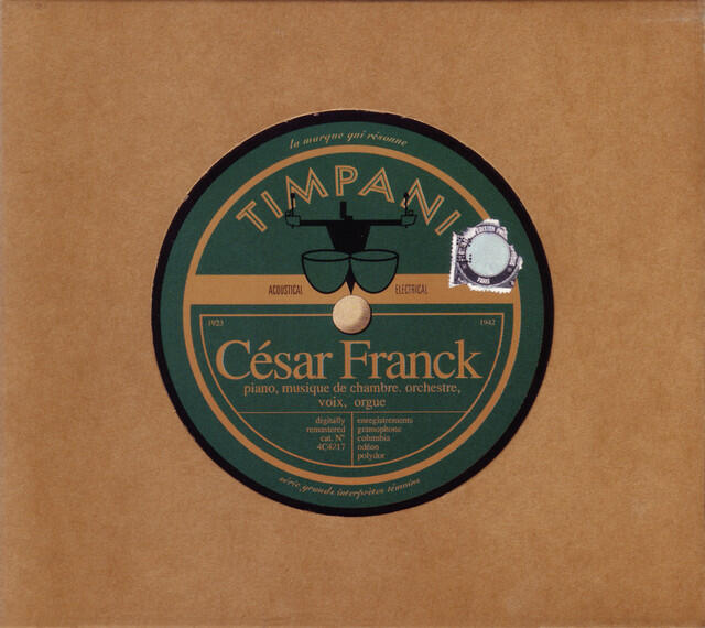 Постер альбома Franck: enregistrements 1923/1942 recordings