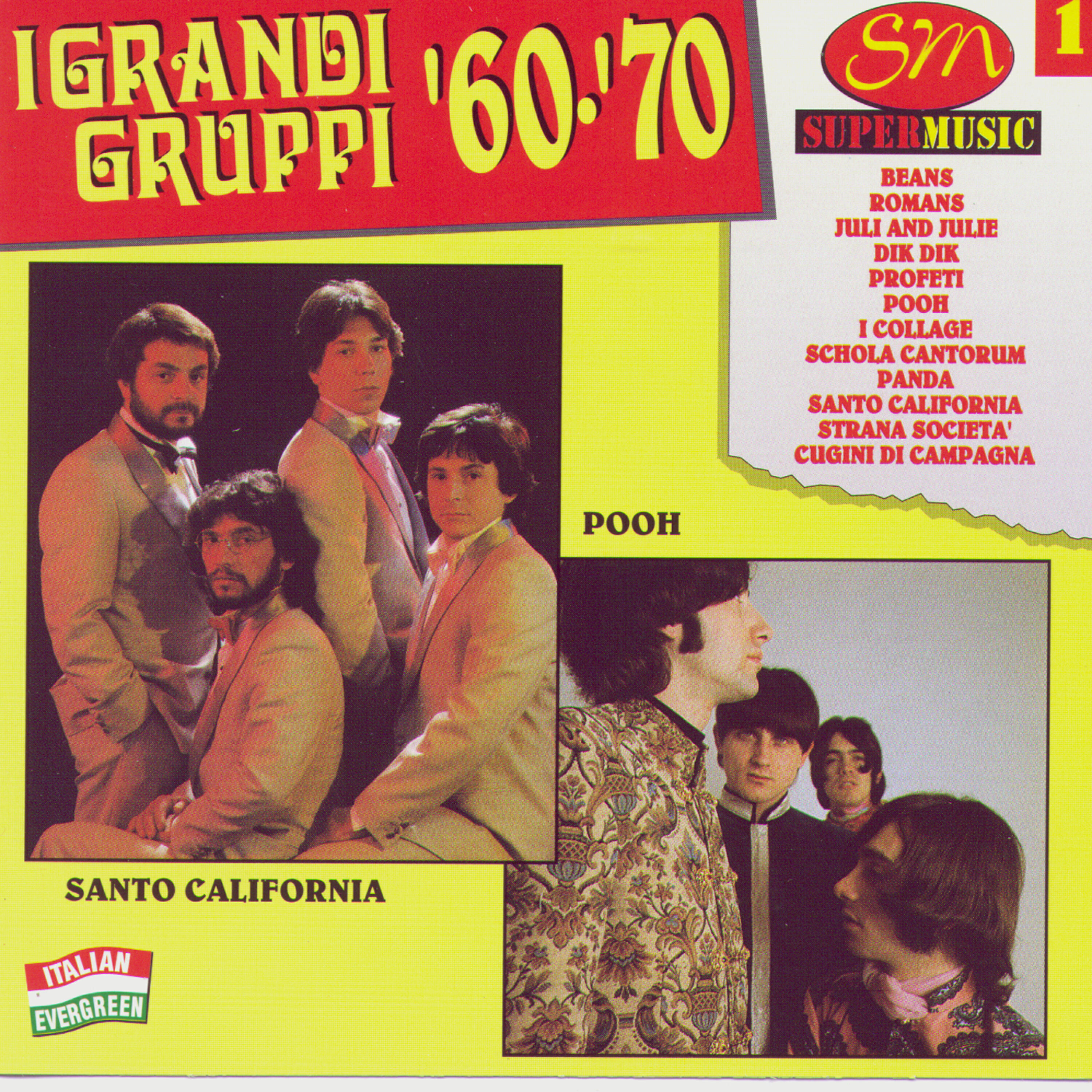 Релиз I Grandi Gruppi '60-'70 Vol 1