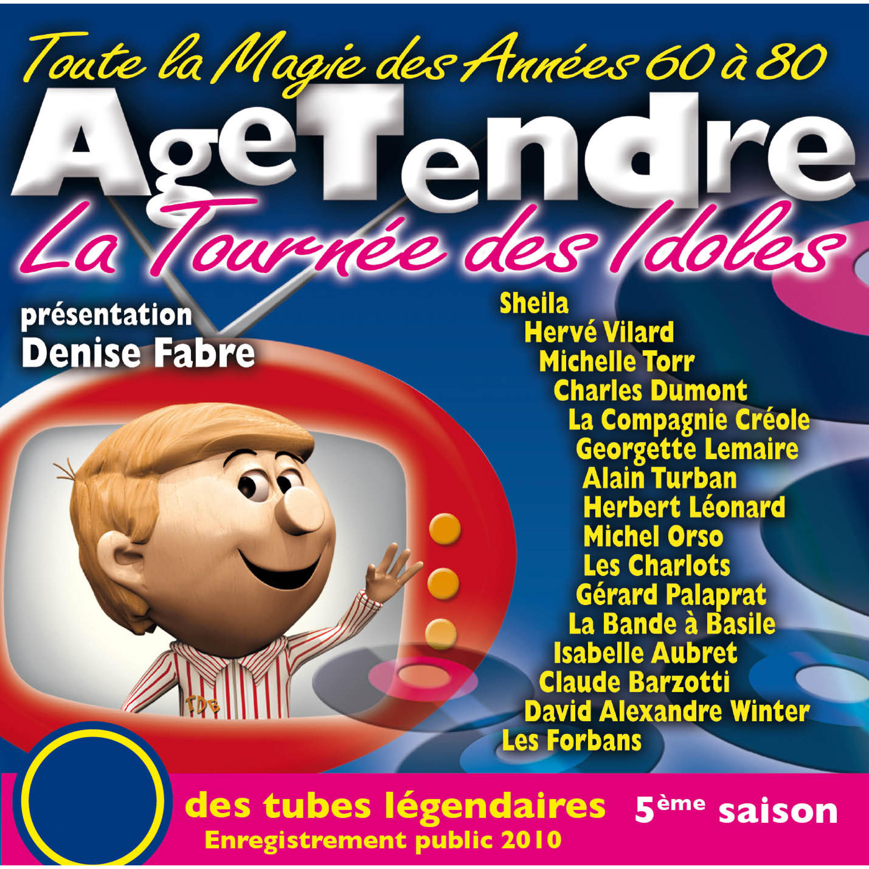 Релиз Age tendre… La tournée des idoles, Vol. 5
