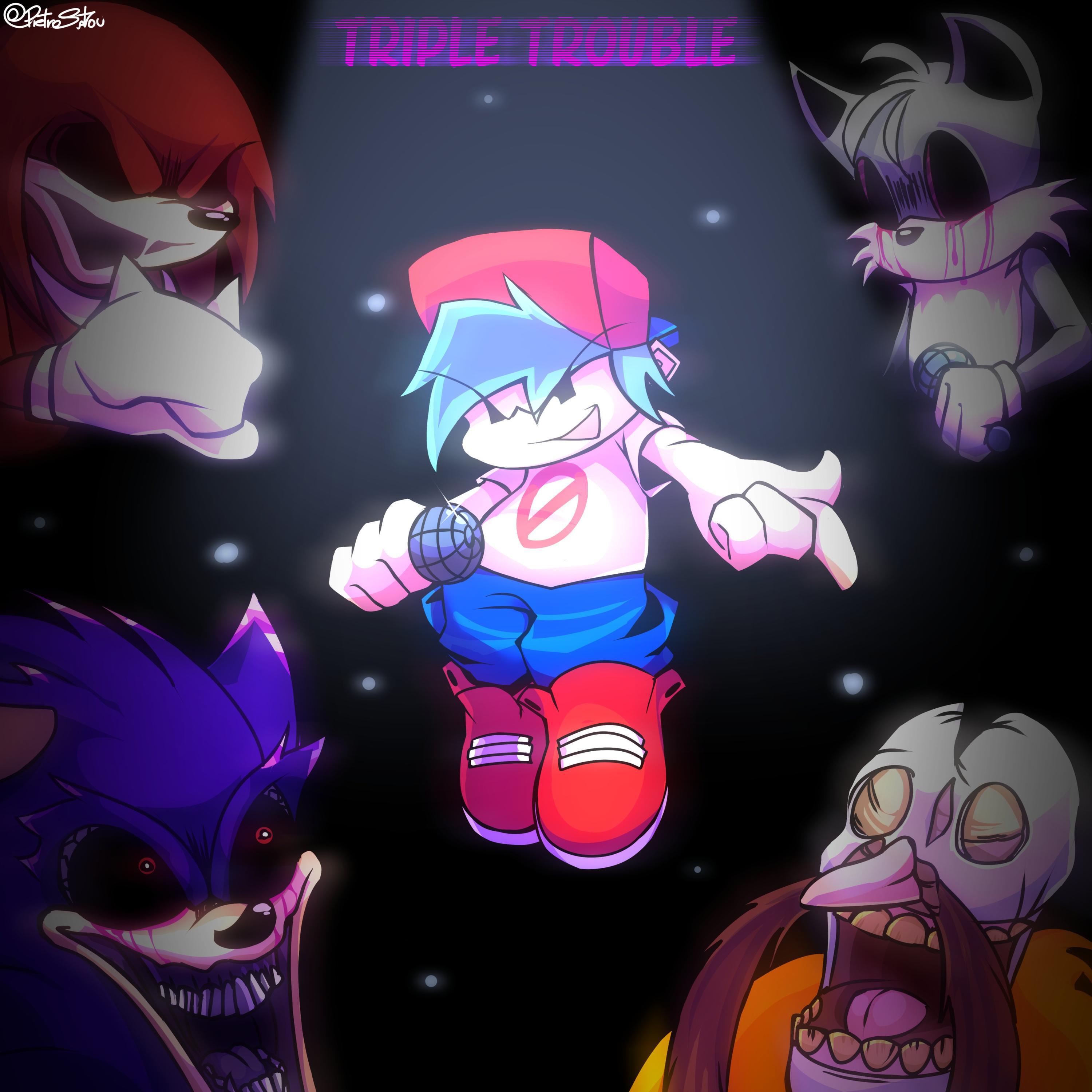 Релиз FNF Vs. Sonic.exe: Triple Trouble