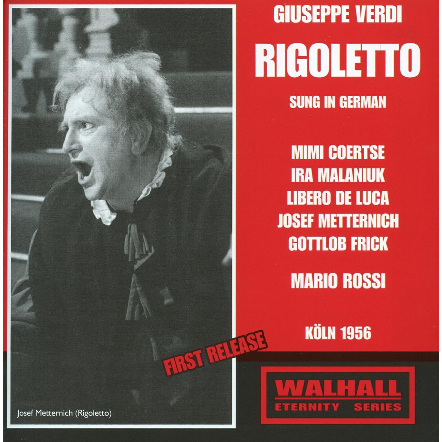 Релиз Verdi: Rigoletto (Sung in German) [Recorded 1956]