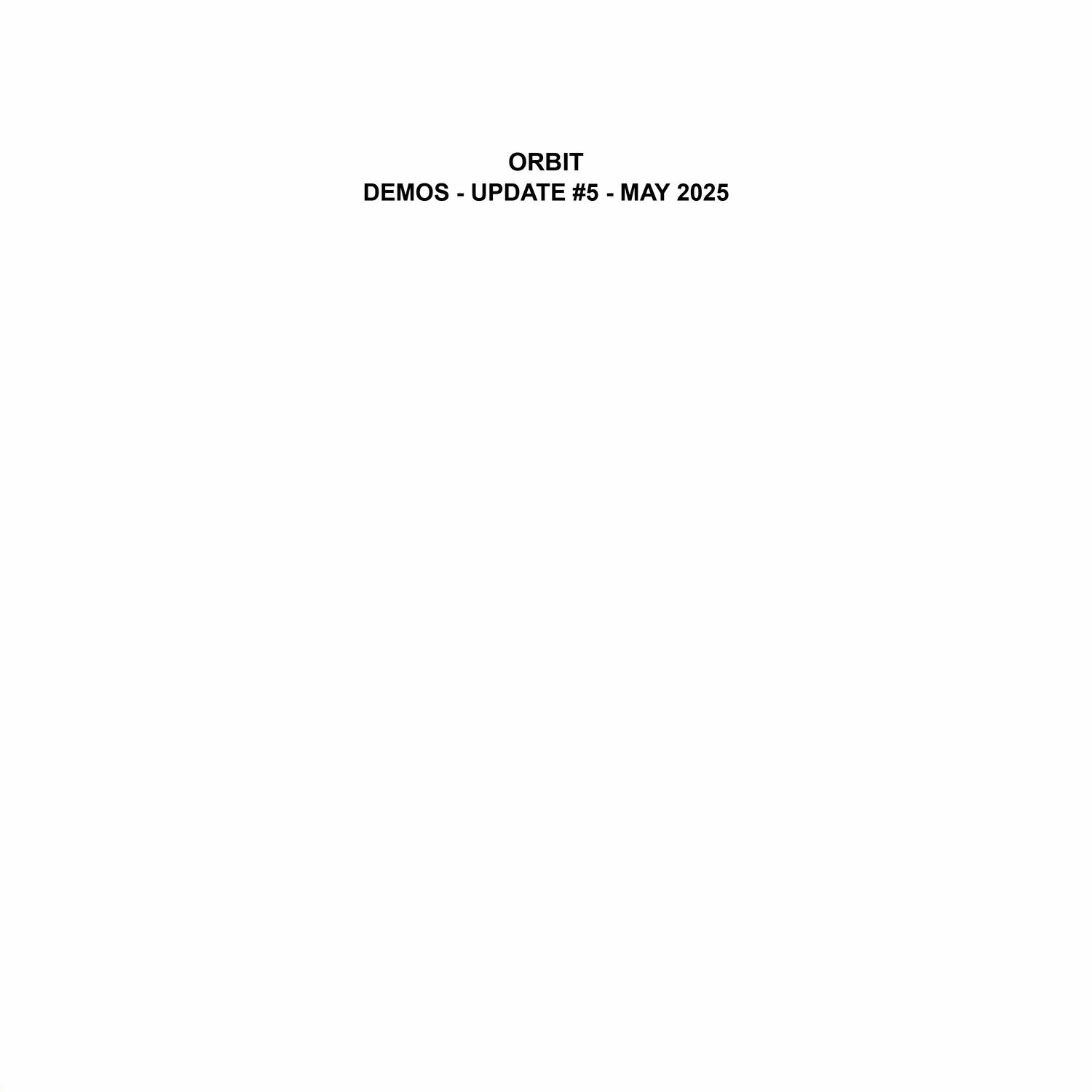 Релиз Demos