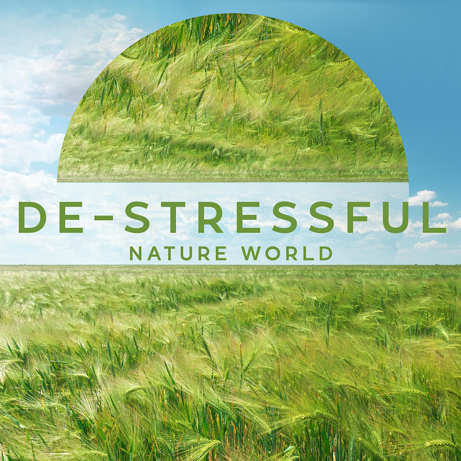 Релиз De-stressful Nature World. Soft Instrumental New Age & Deep Relaxing Nature Voices (Stress Relief, Sleep, Meditation, Work & Study Break, Afternoon Rest, Healing Therapy, Zen Spirit, Soothing Flute Melodies)