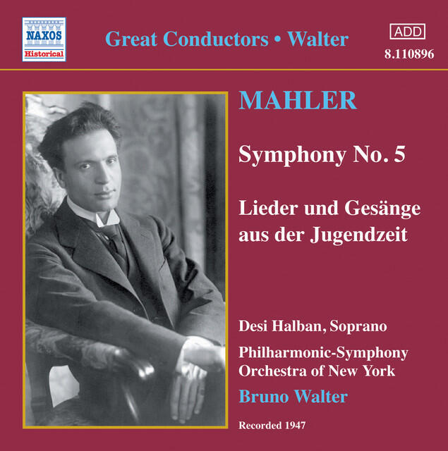 Релиз Mahler: Symphony No. 5 / Lieder Und Gesange Aus Der Jugendzeit (Walter) (1947)