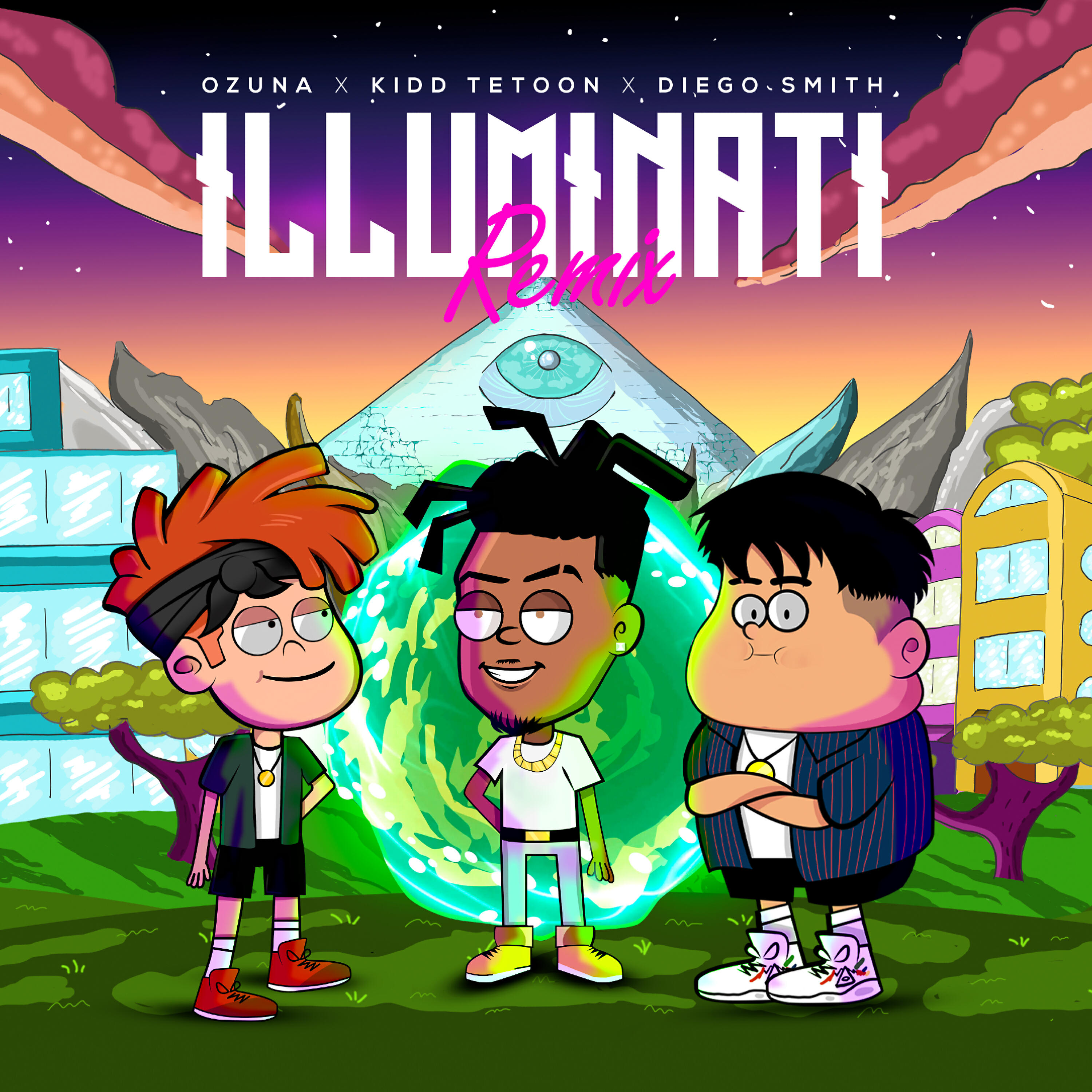 Скачать песню Kiddtetoon, Diego Smith, Ozuna - Illuminati (Remix) бесплатно в MP3 для Android и iOS