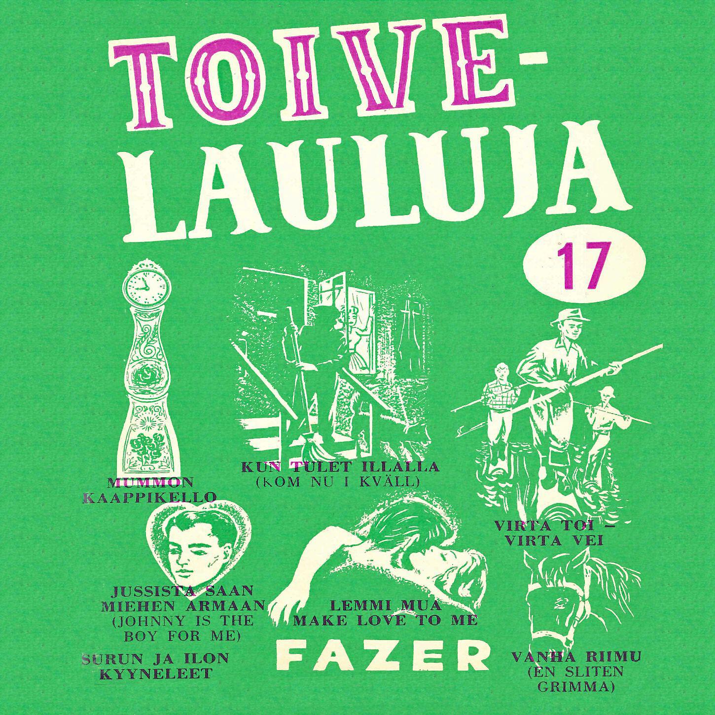 Релиз Toivelauluja 17 - 1954