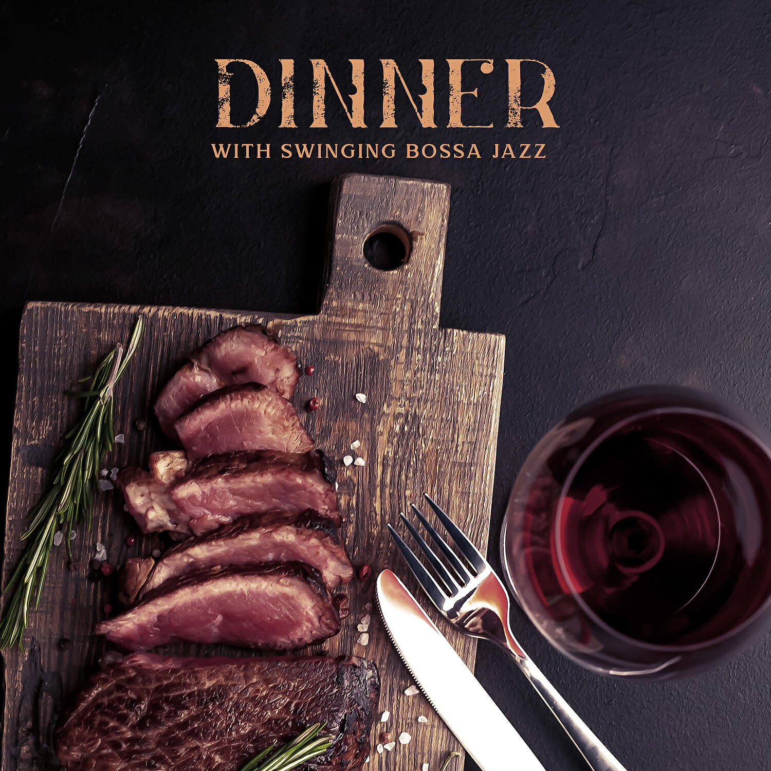 Релиз Dinner with Swinging Bossa Jazz: Eating Time with Elegant, Pleasant Music