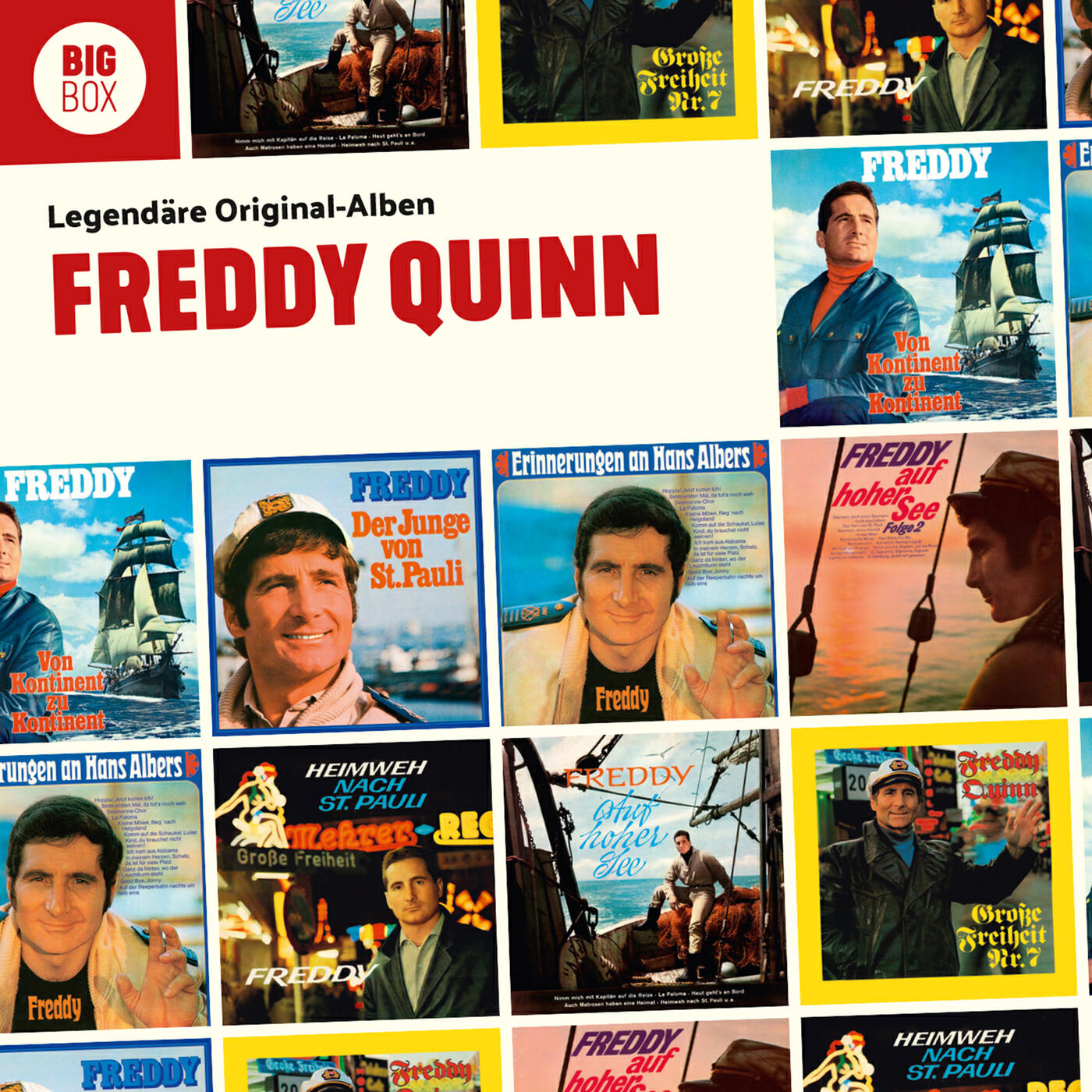 Релиз BIG BOX - Legendäre Original-Alben - Freddy Quinn