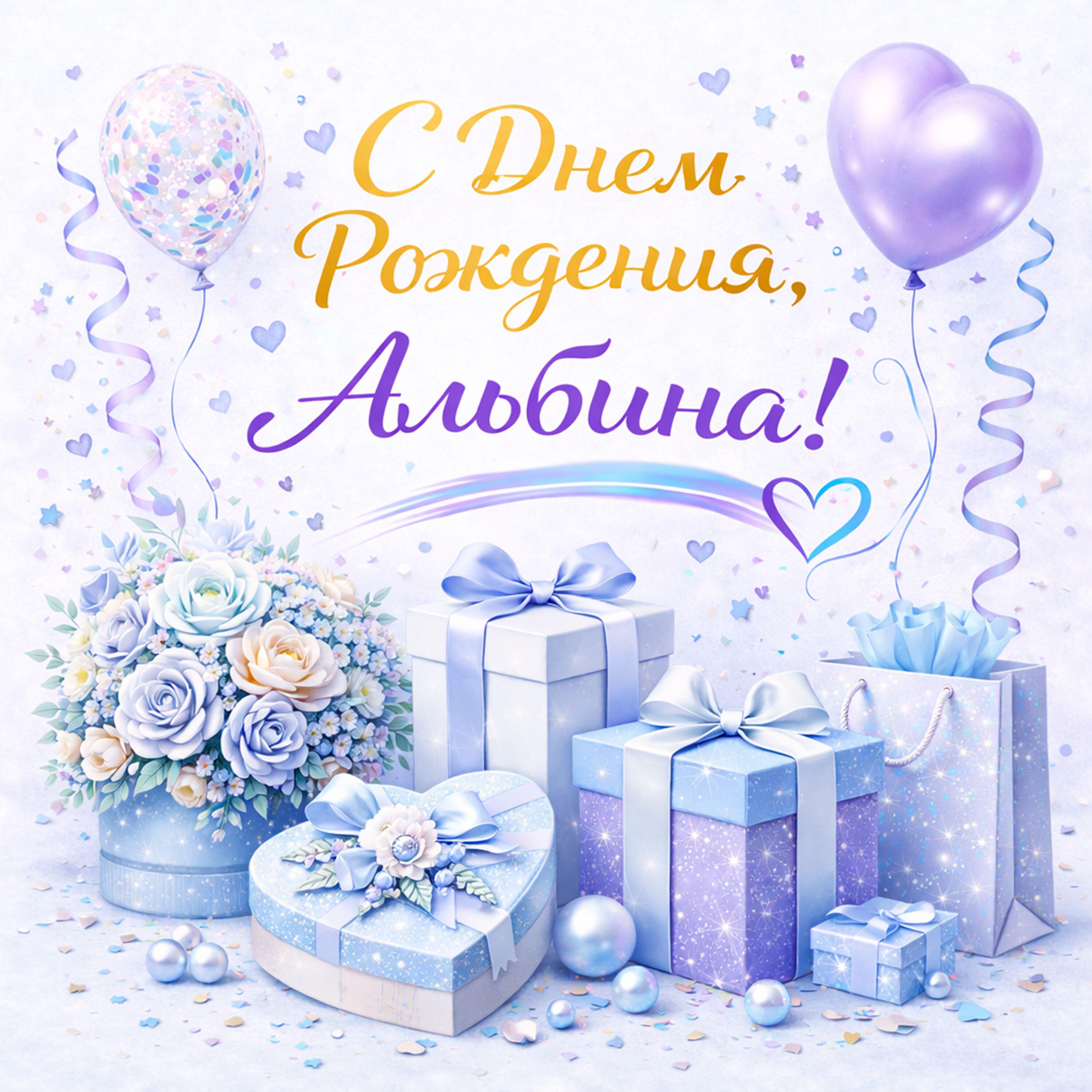 Релиз С днем рождения Альбина