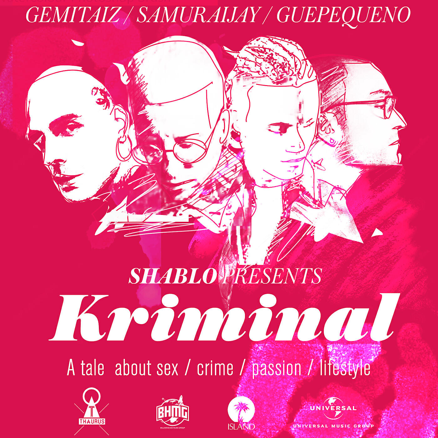 Скачать песню Shablo, Guè Pequeno, Gemitaiz, Samurai Jay - KRIMINAL бесплатно в MP3 для Android и iOS