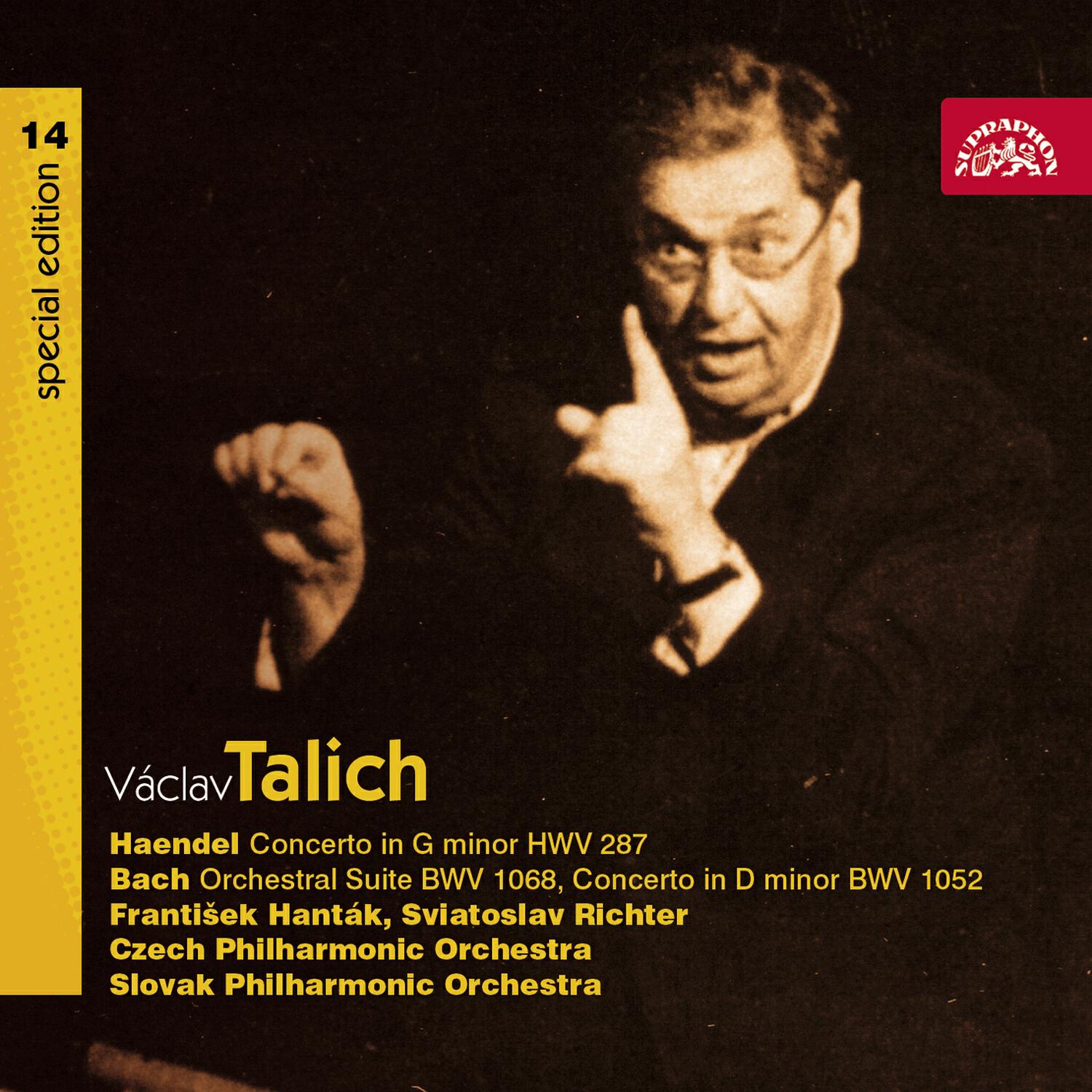 Релиз Talich Special Edition 14. Händel: Concerto in G Minor HWV 287 - Bach: Orchestral Suite BWV 1068, Concerto D Minor BWV 1052