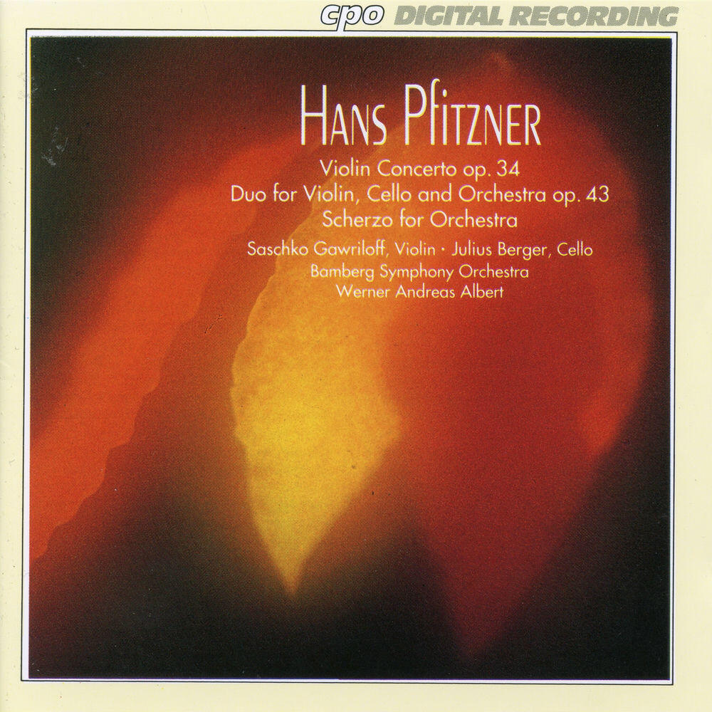 Релиз Pfitzner: Violin Concerto in B Minor, Duo & Scherzo