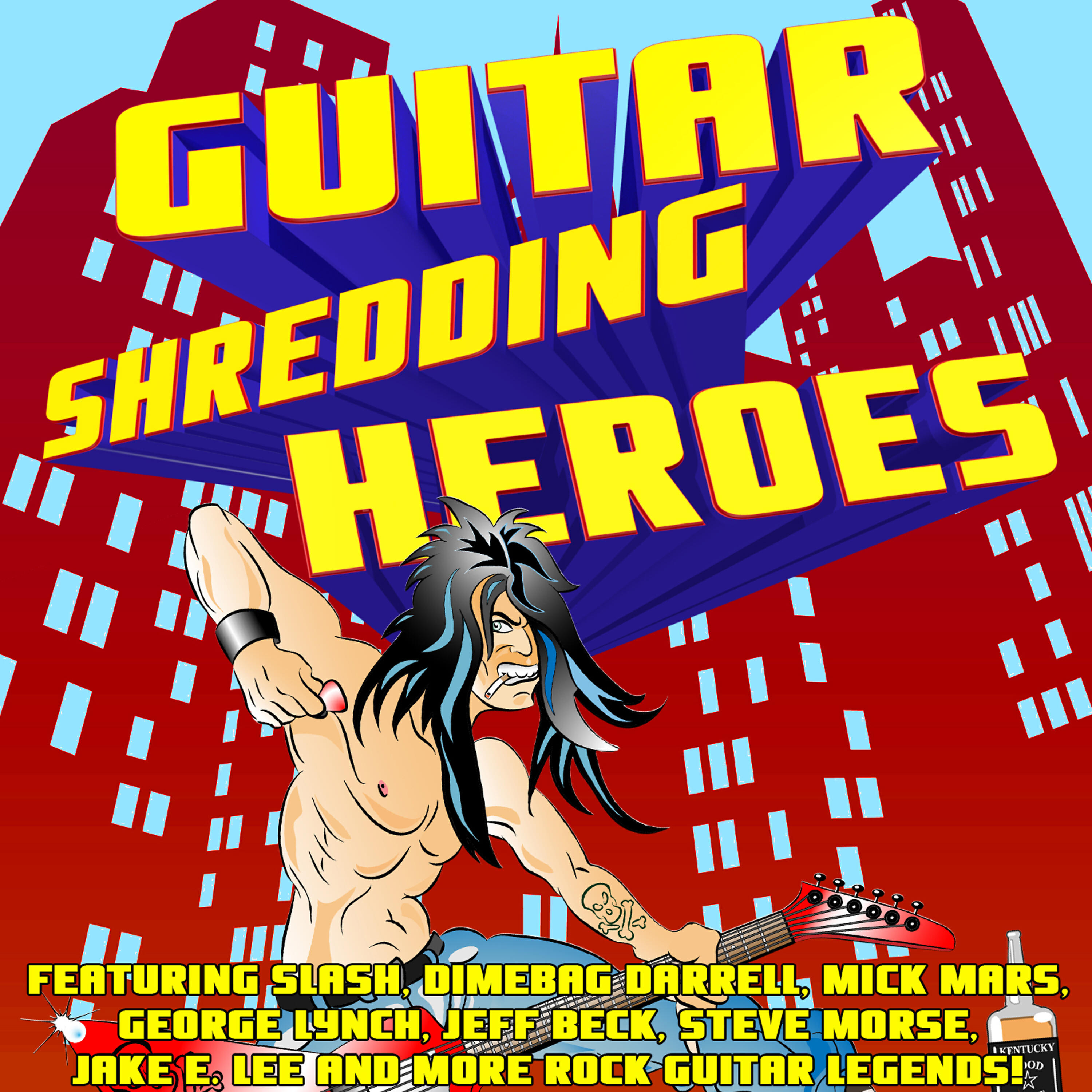 Релиз Guitar Shredding Heroes Featuring Slash, Dimebag Darrell, Mick Mars, George Lynch, Jeff Beck, Steve Morse, Jake E. Lee and More Rock Guitar Legends!