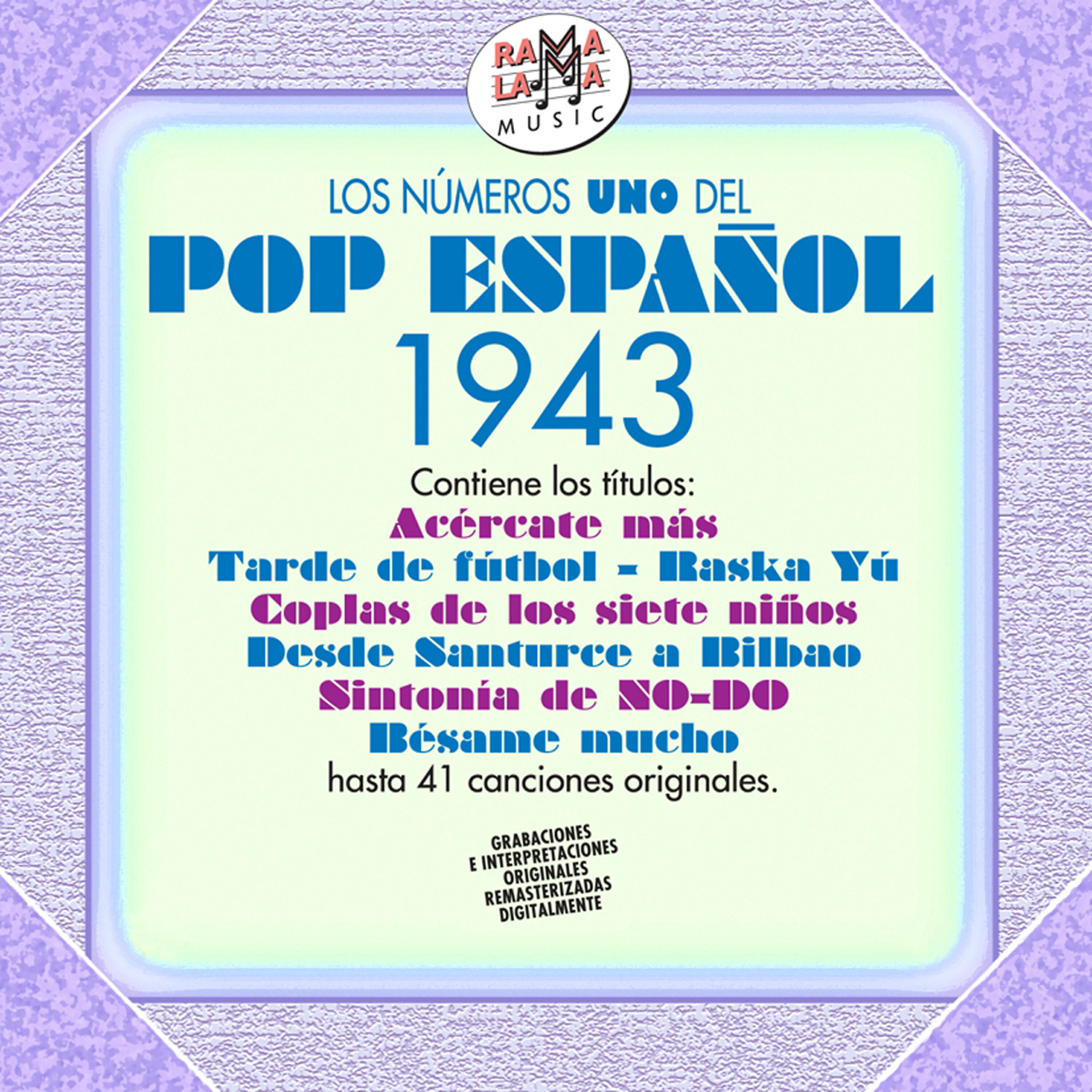 Релиз Nº 1 del Pop Español 1943