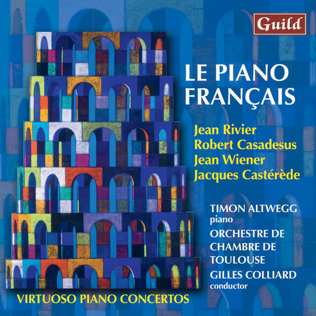 Релиз Rivier: Concerto Brève - Casadesus: Capriccio, Op. 49 - Wiener: Concerto No. 1 'Franco Americain' - Castérède: Concerto for piano and string orchestra