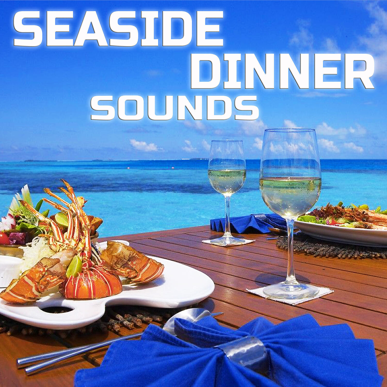 Релиз Seaside Dinner Sounds (feat. Universal White Noise Soundscapes, Universal Nature Soundscapes, Binaural Waves Sounds, Deep Sleep Collection, Meditation Therapy & Sleeping Sounds)