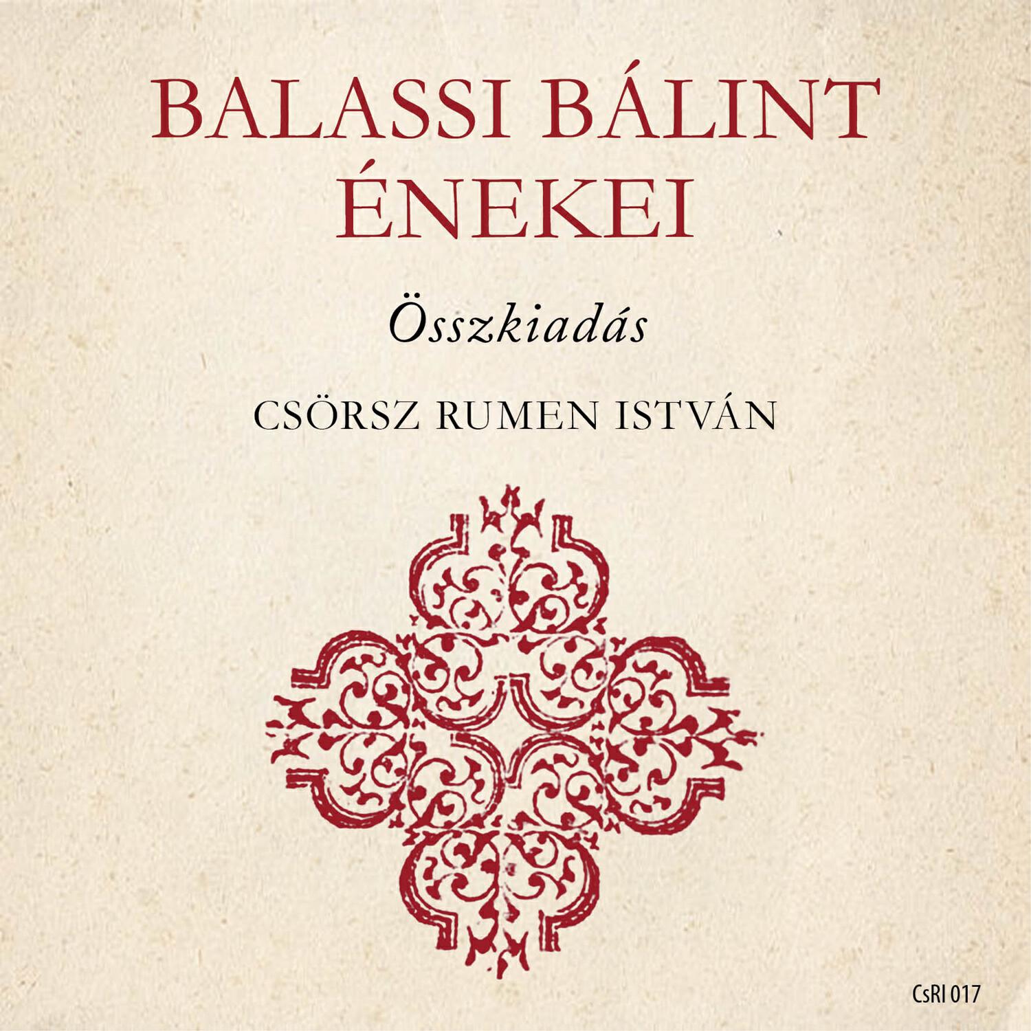 Релиз Balassi Bálint énekei