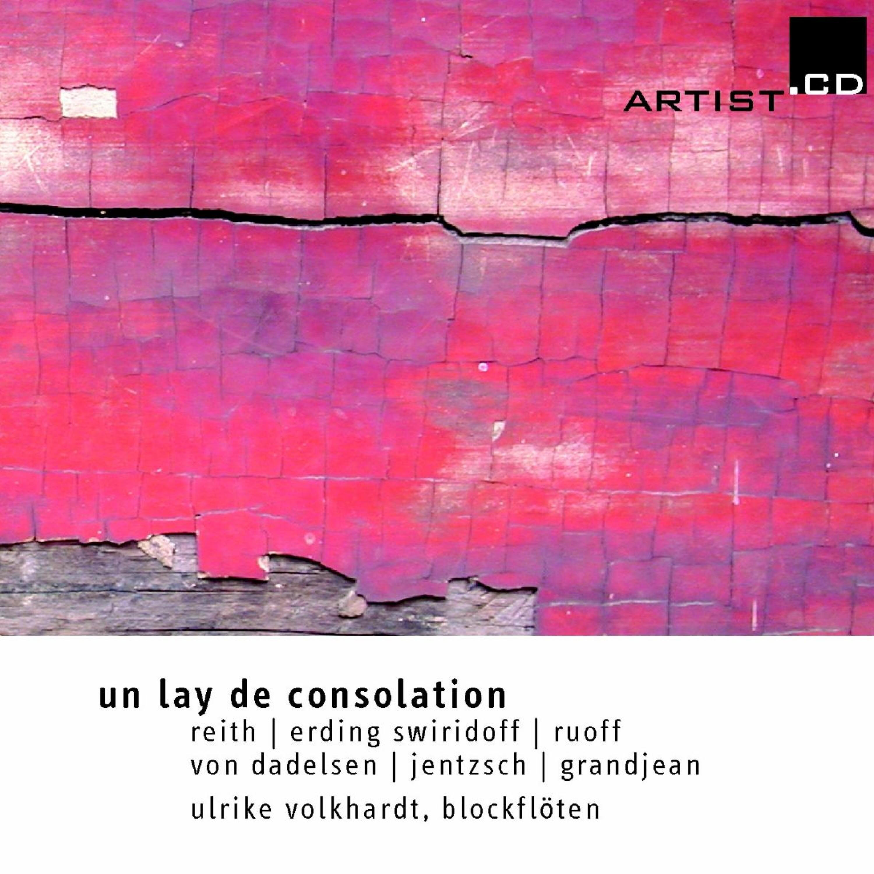 Релиз Dadelsen, Swiridoff, Grandjean, Jentsch, Reith & Ruoff: Un lay de consolation