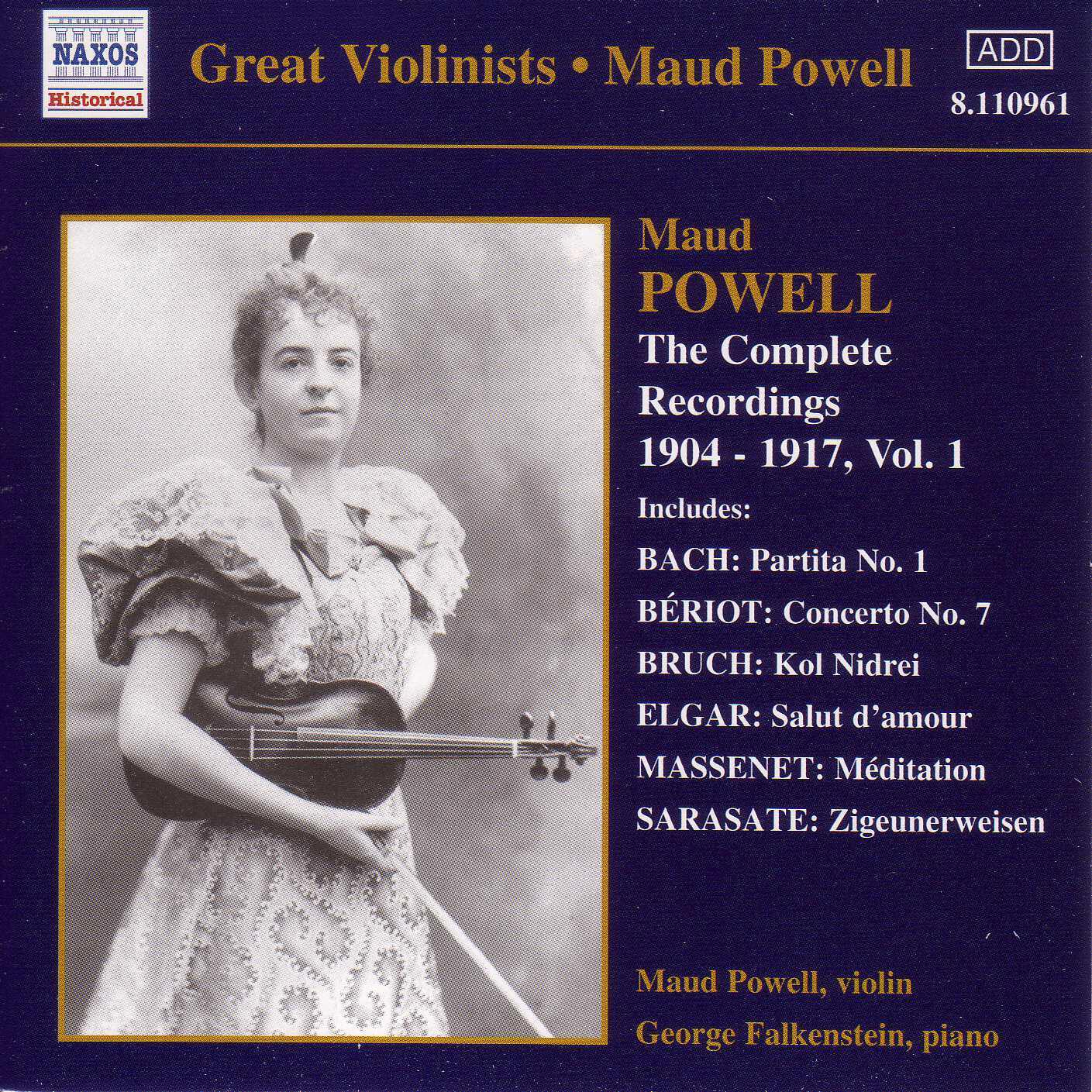 Релиз Powell, Maud: Complete Recordings, Vol. 1 (1904-1917)
