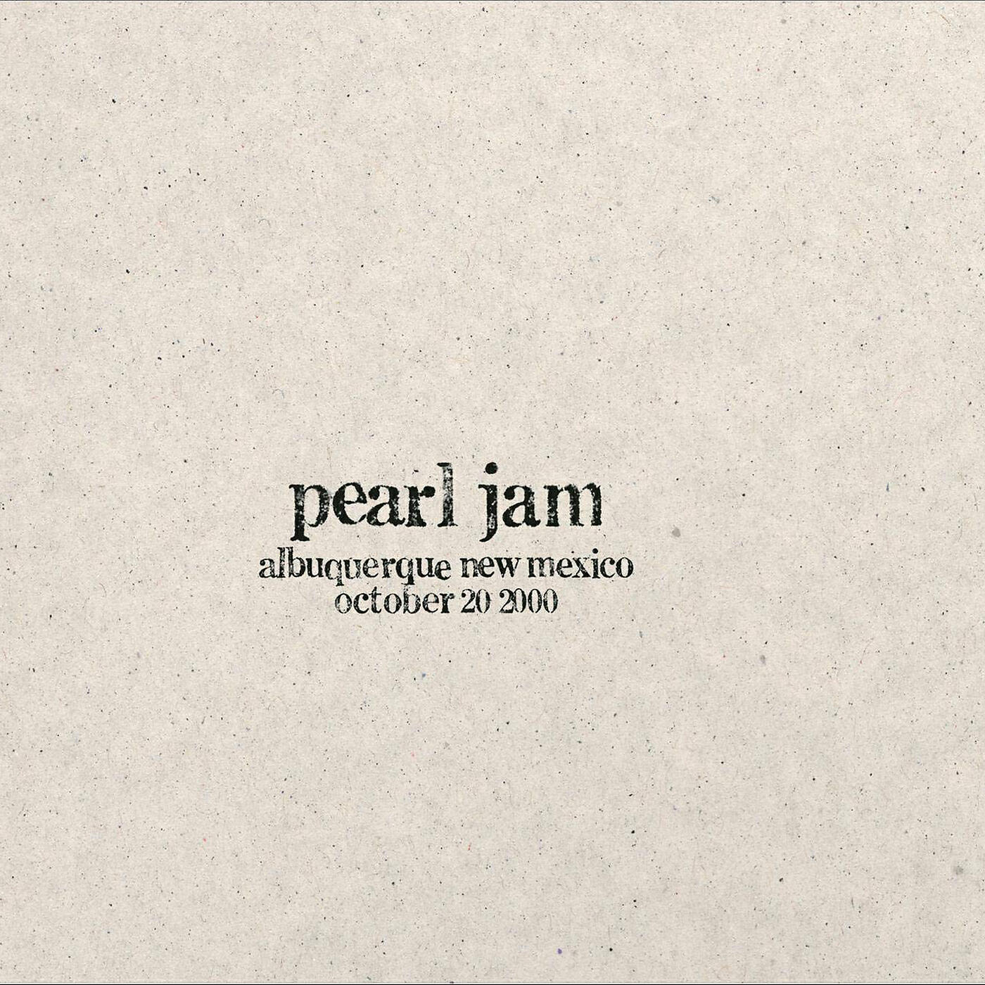 Релиз 2000.10.20 - Albuquerque, New Mexico