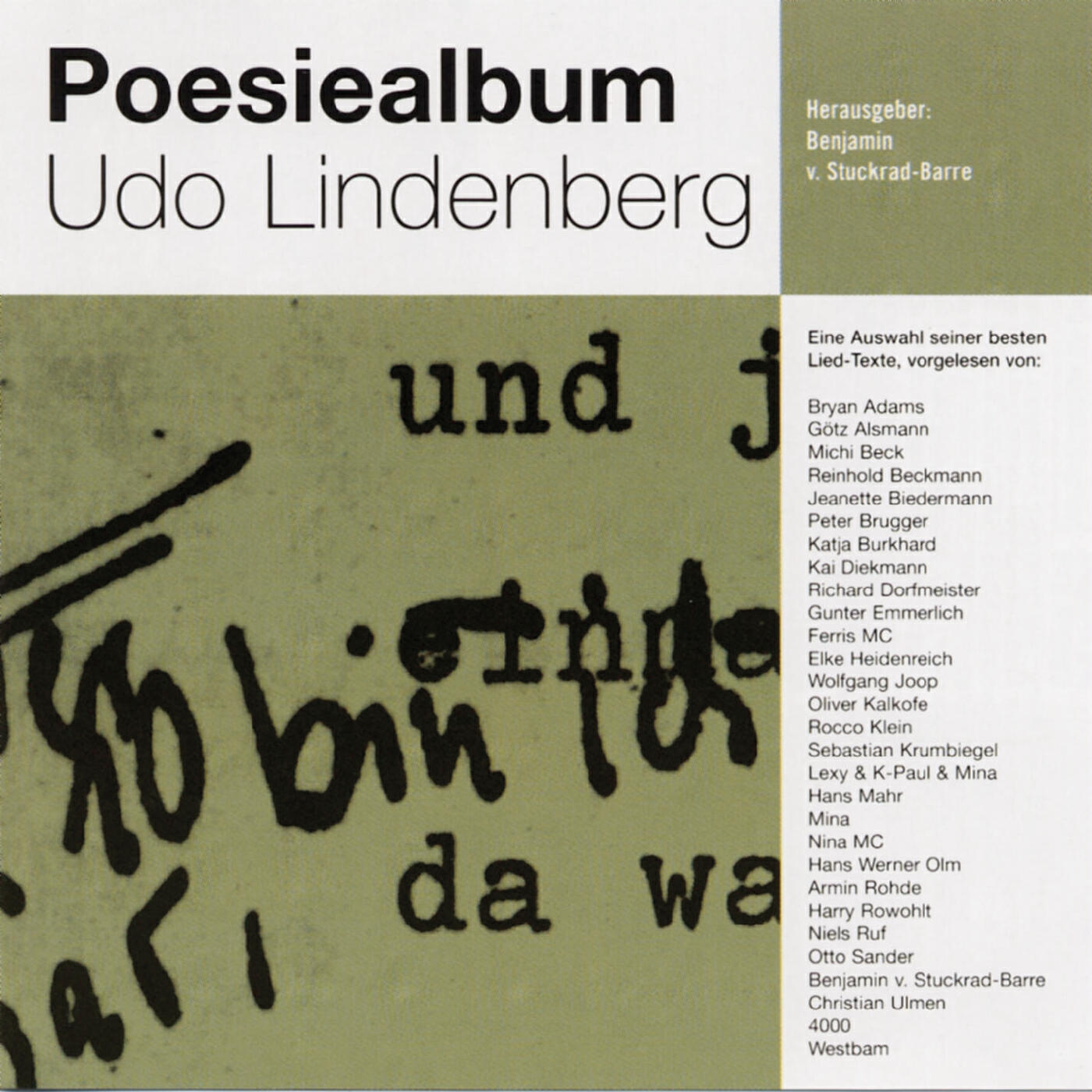 Релиз Poesiealbum Udo Lindenberg