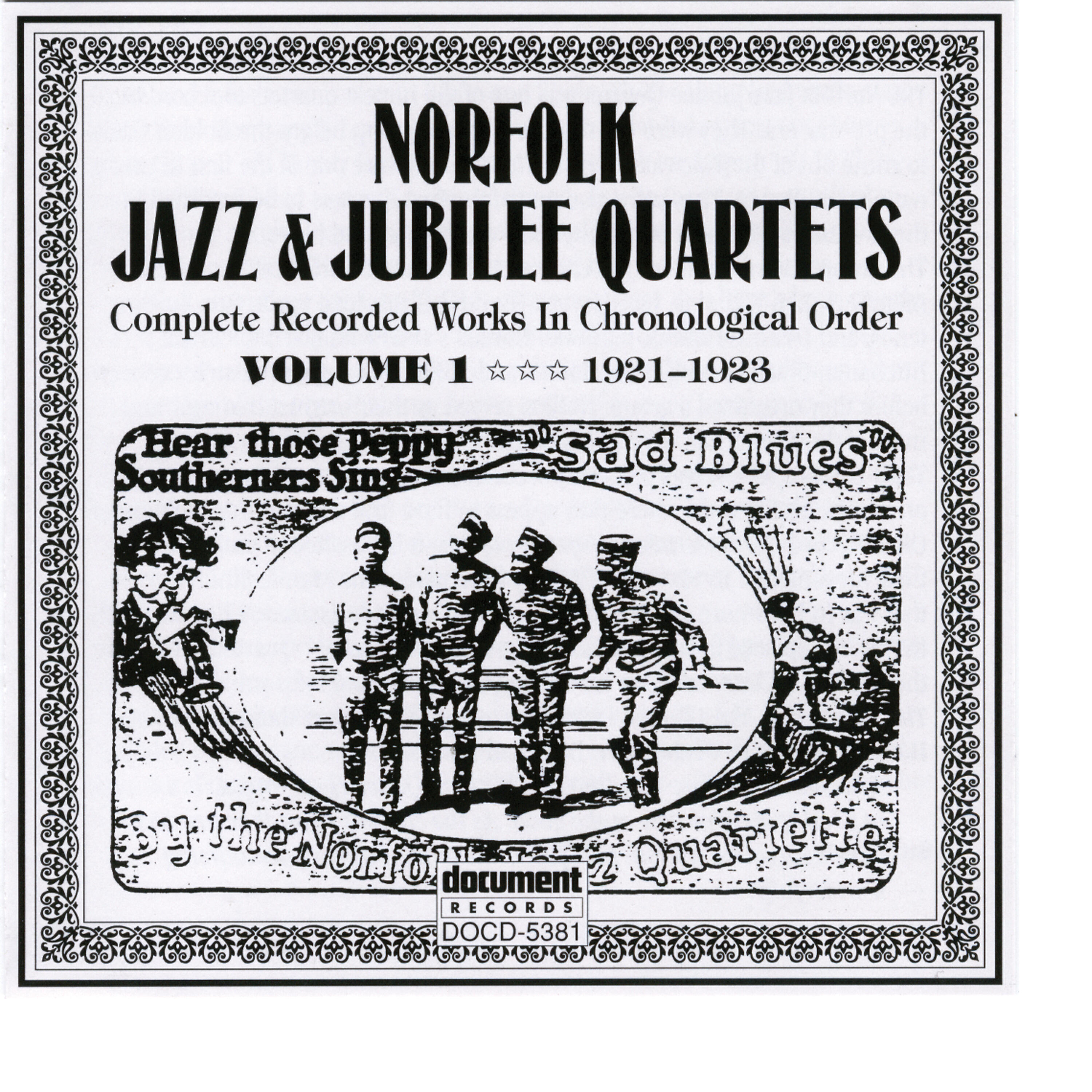 Релиз Norfolk Jazz And Jubilee Quartet Vol. 1 (1921-1923)