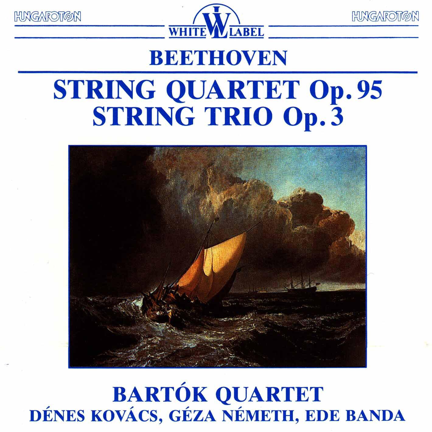 Релиз Beethoven: String Quartet Op. 95 and String Trio Op. 3