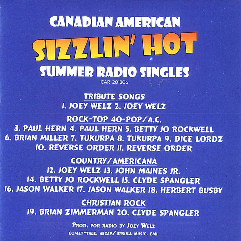 Релиз Canadian American Sizzlin' Hot Summer Radio Singles