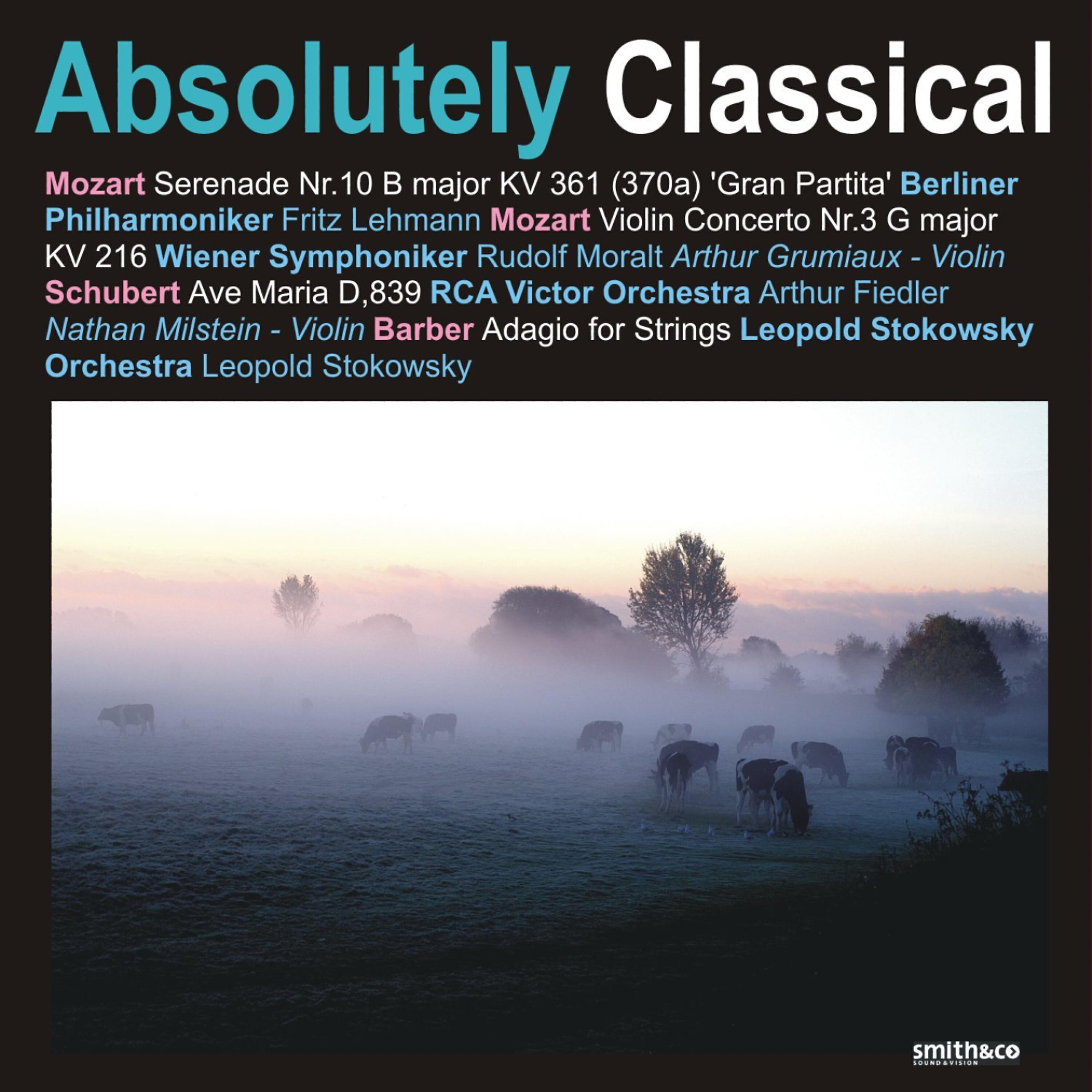 Релиз Mozart: Serenade No. 10, Violin Concerto No. 3, et al.