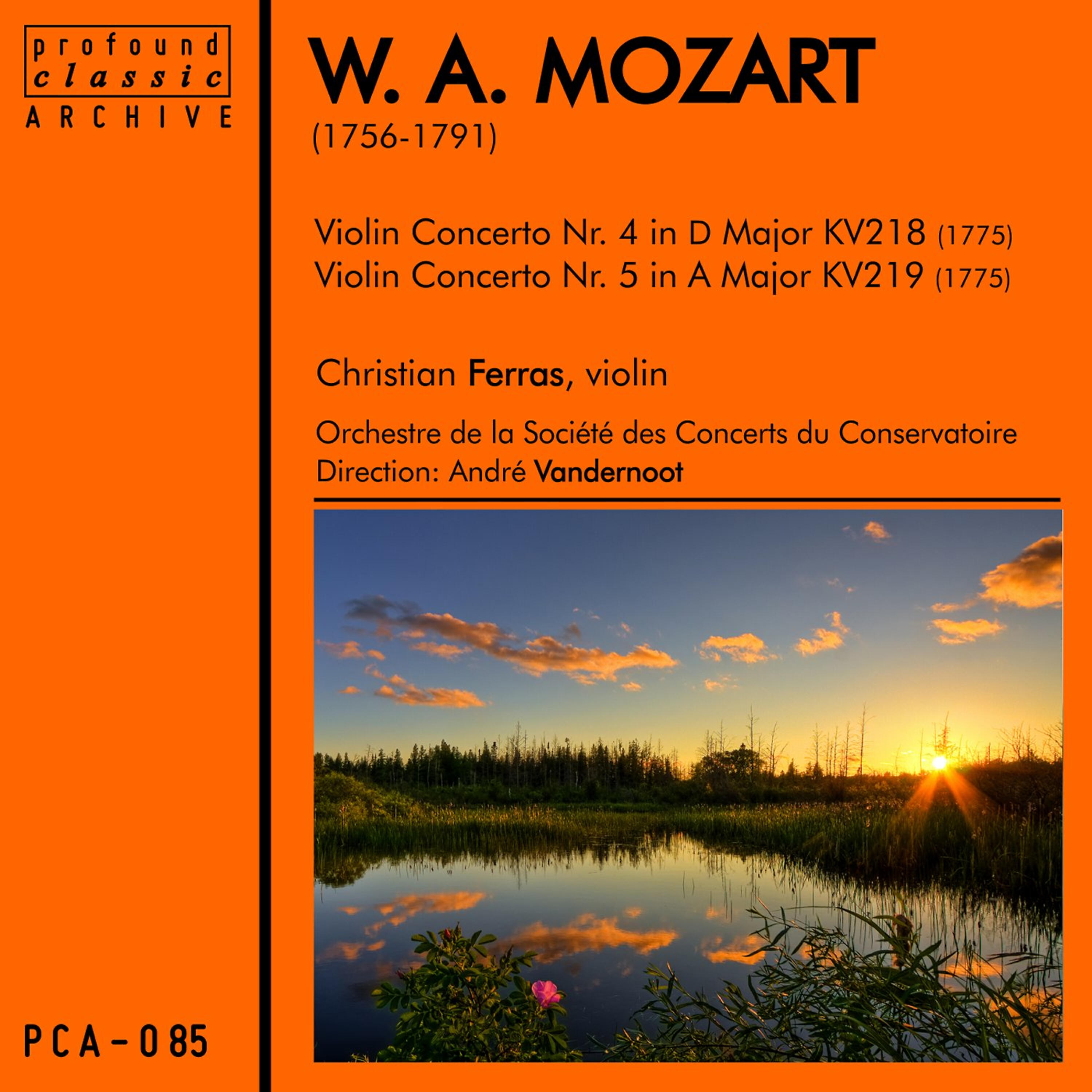 Релиз Mozart: Violin Concertos No. 4 in D Major, K. 218 & No. 5 in A Major, K. 219